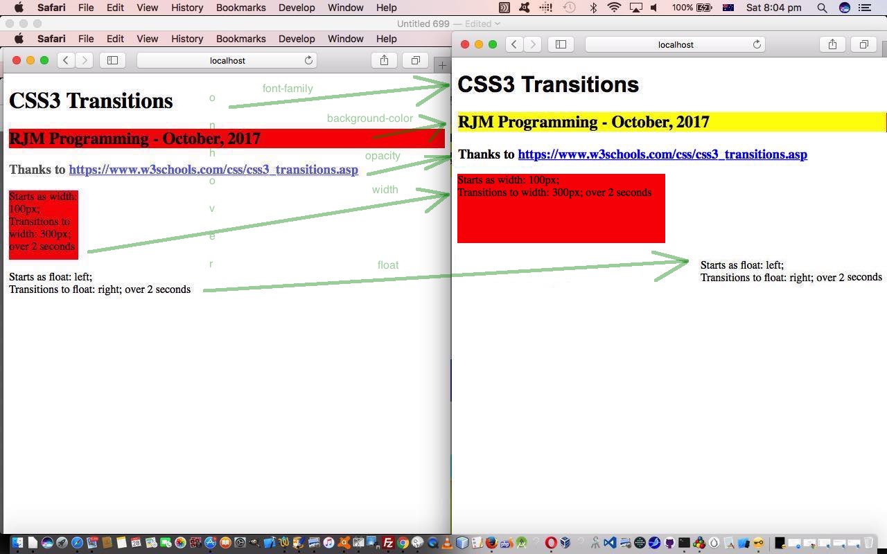CSS3 Transition Primer Tutorial