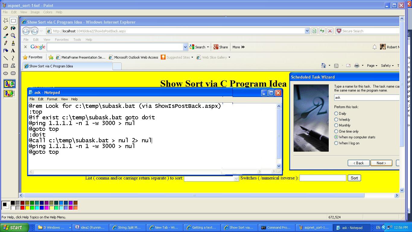 C Sorting ASP.Net Primer Tutorial