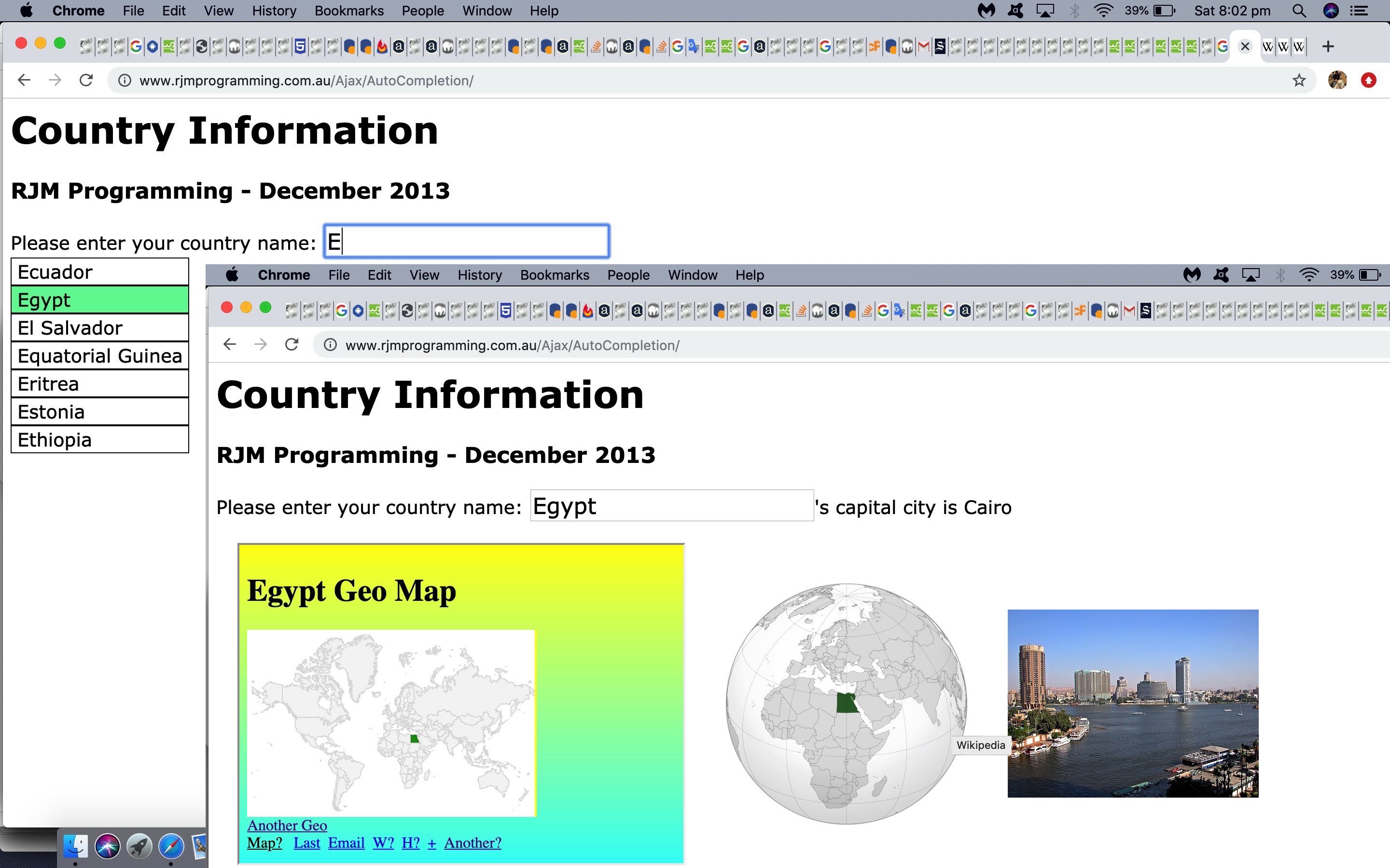 Ajax Auto-completion Internationalization Revisit Tutorial