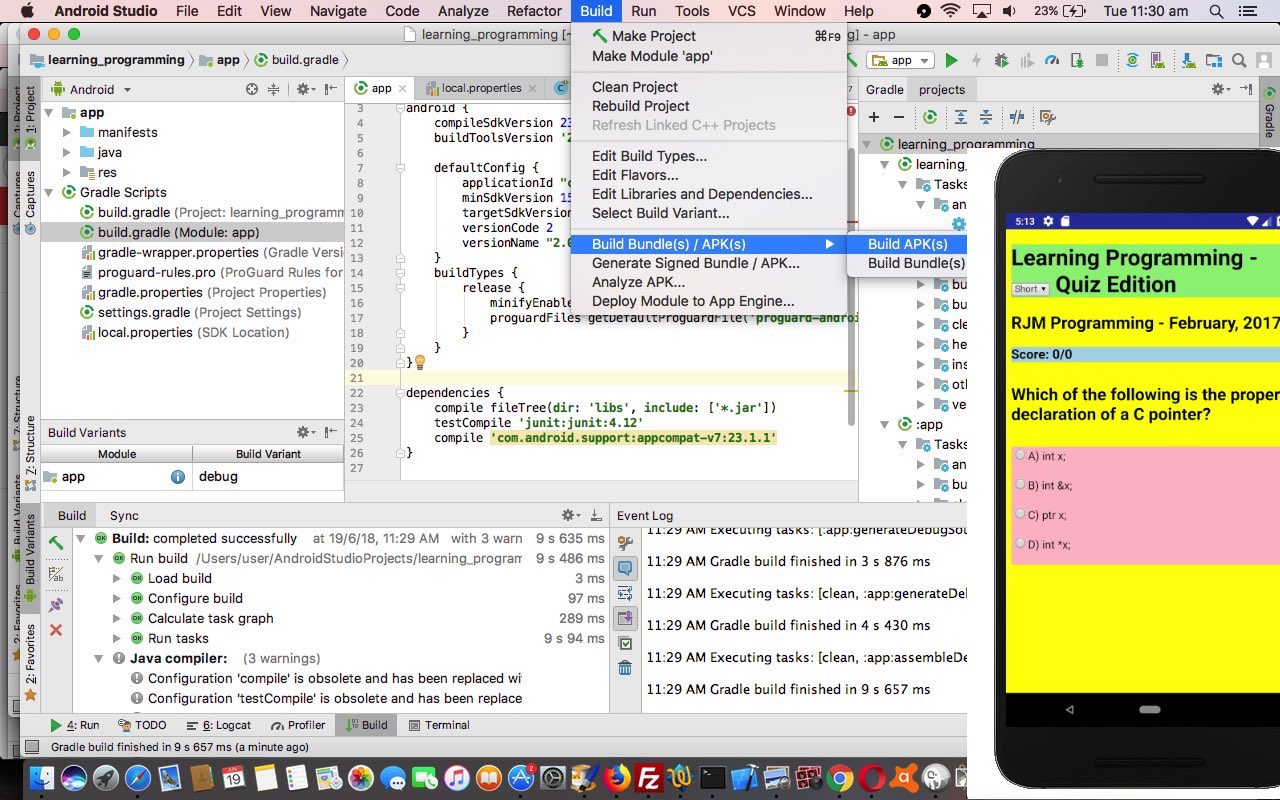 Android Studio Project Middle End Game Issues Tutorial