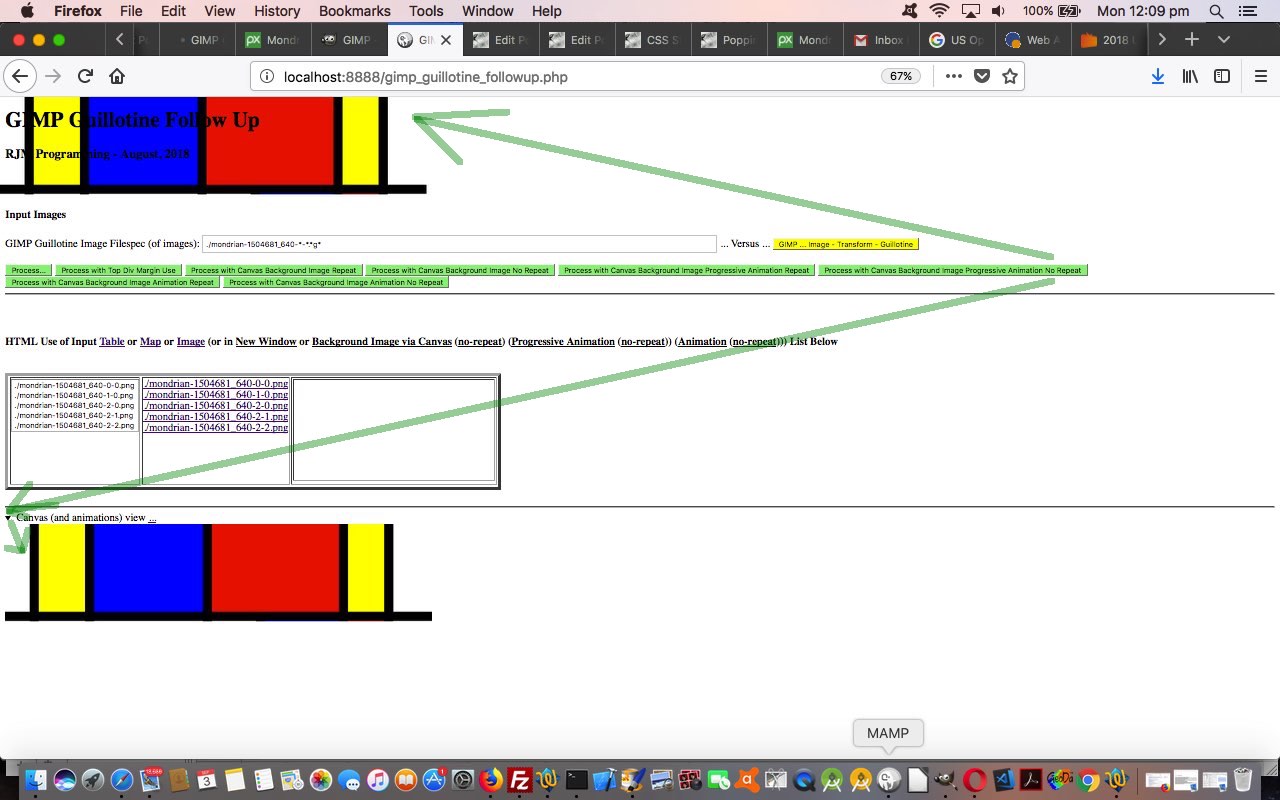 Gimp Guillotine Follow Up Javascript DOM Animation Tutorial