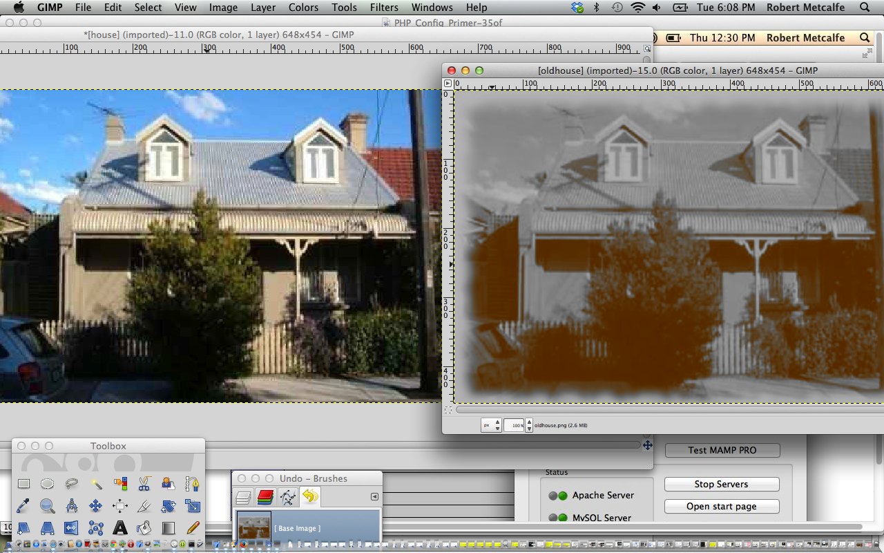 Gimp Old Photo Tutorial - Gimp download from http://www.gimp.org