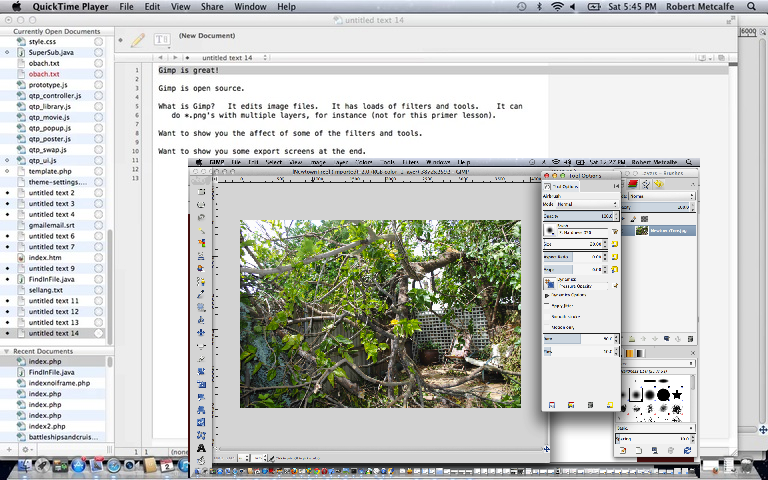 Gimp Primer Tutorial - Gimp download from http://www.gimp.org
