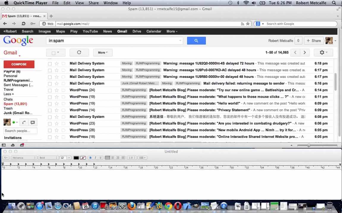 Gmail Email Filtering