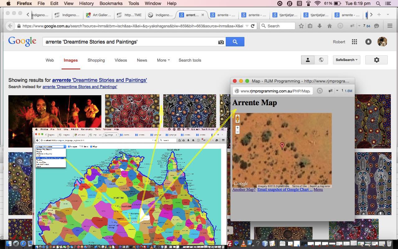 Australian Indigenous Language Image Map Checkbox Tutorial