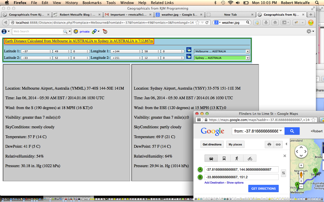 Integrating Global Weather Ajax with Geographicals Tutorial