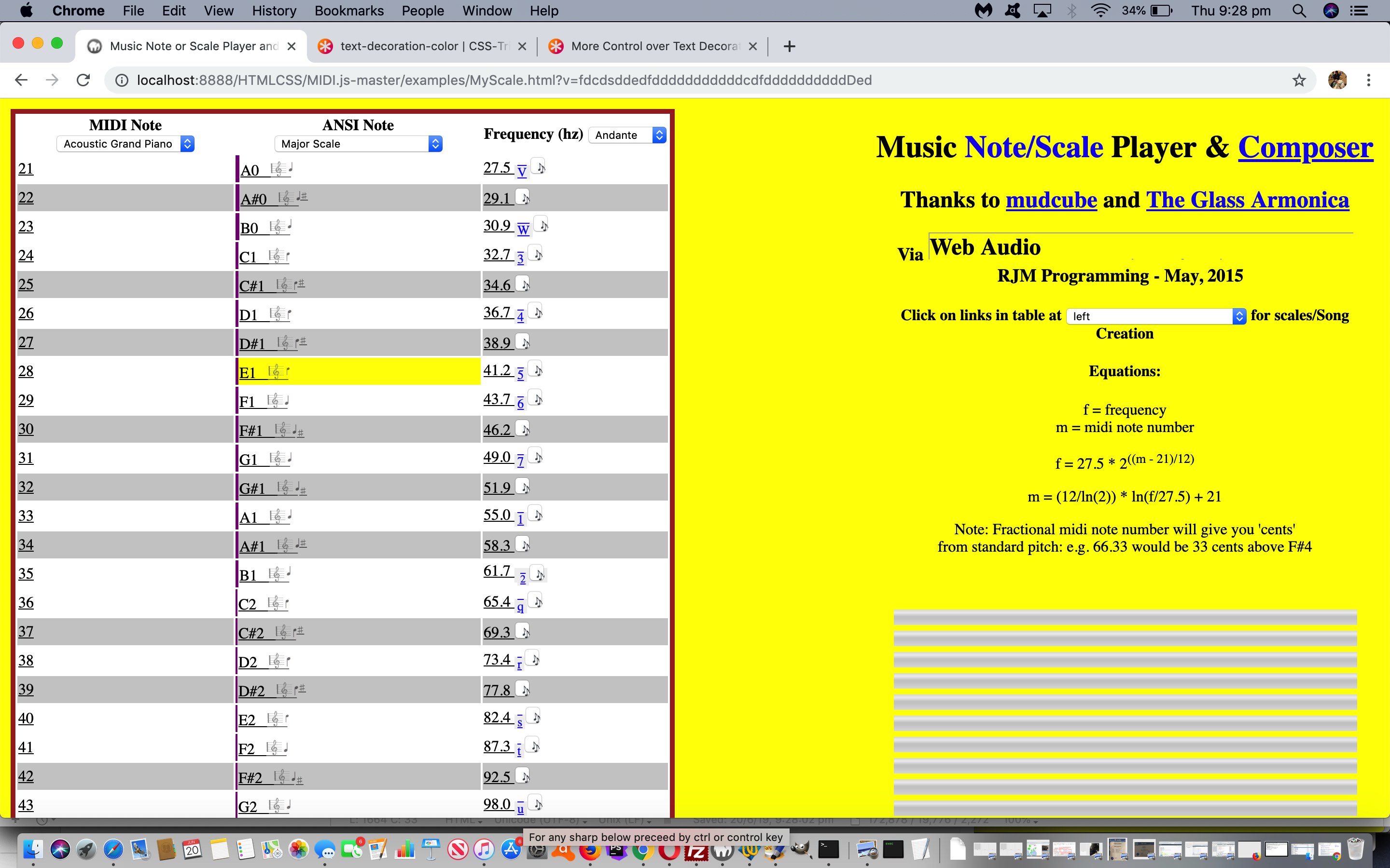 HTML5 Web Audio Mudcube Piano Integration Mobile Keyboard Tutorial