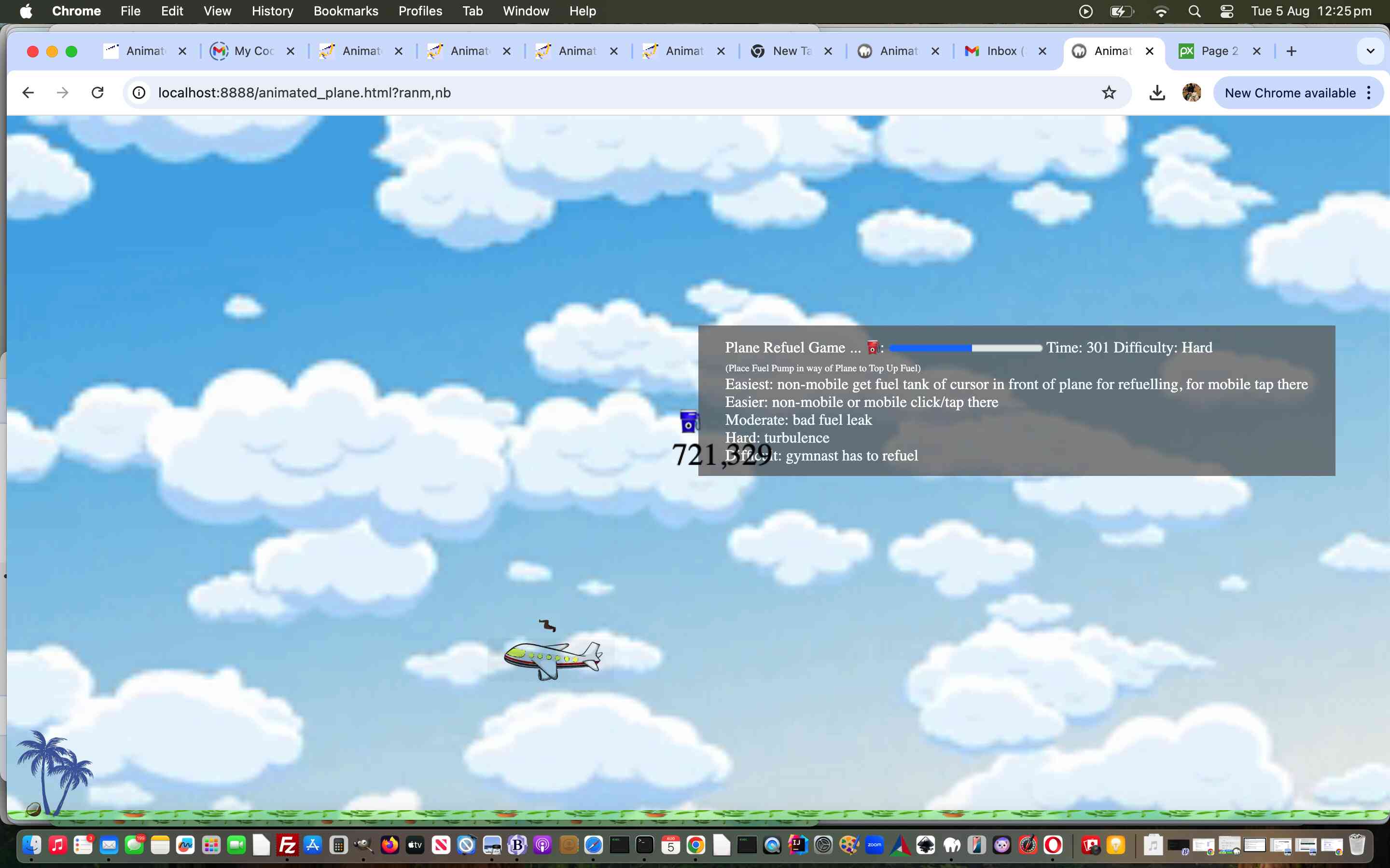 Animated Plane and Coconut Hunt Game Nuances Tutorial