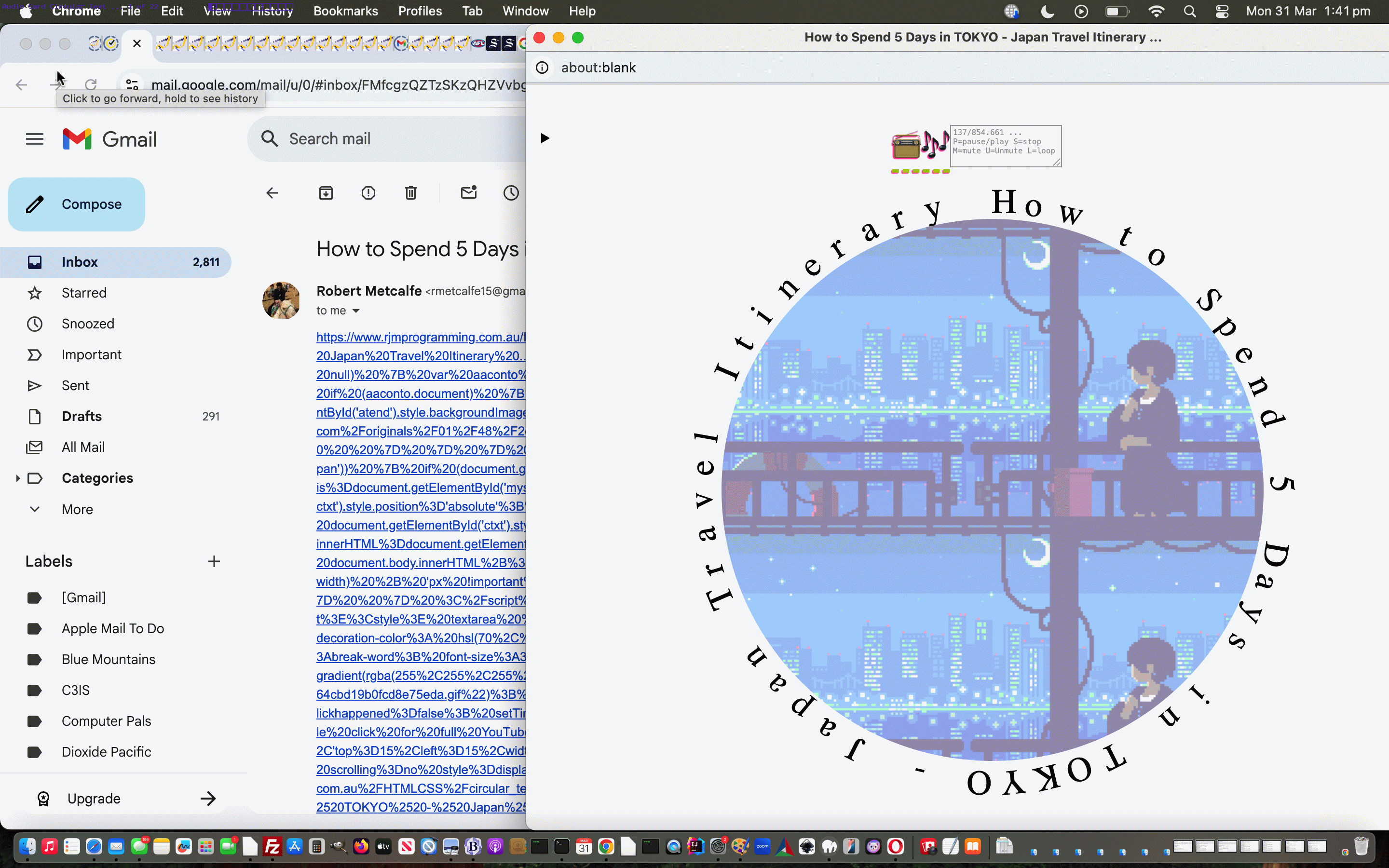 Audio Card Circular Wording Text Tutorial