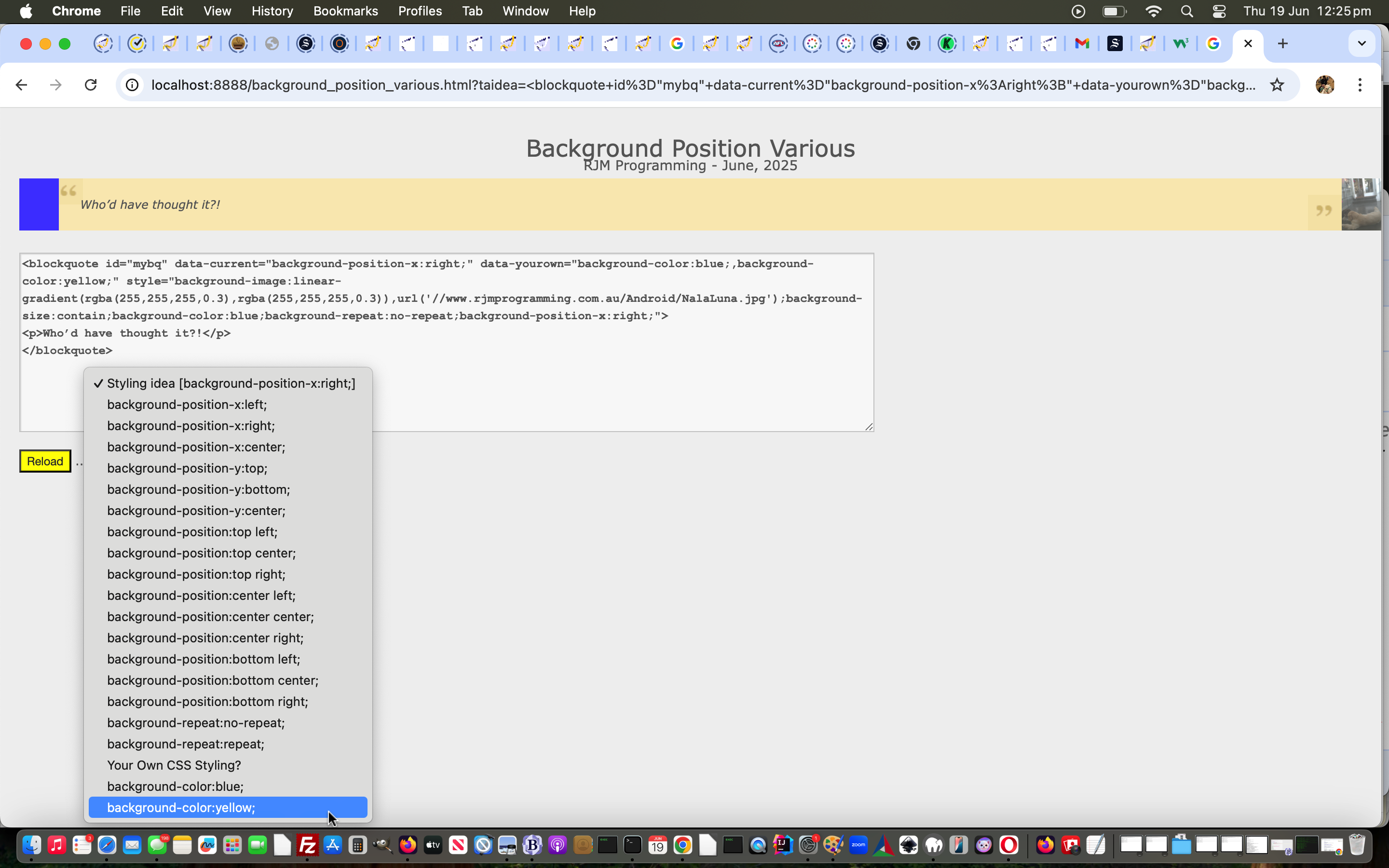 CSS Background Position Revisit Tutorial