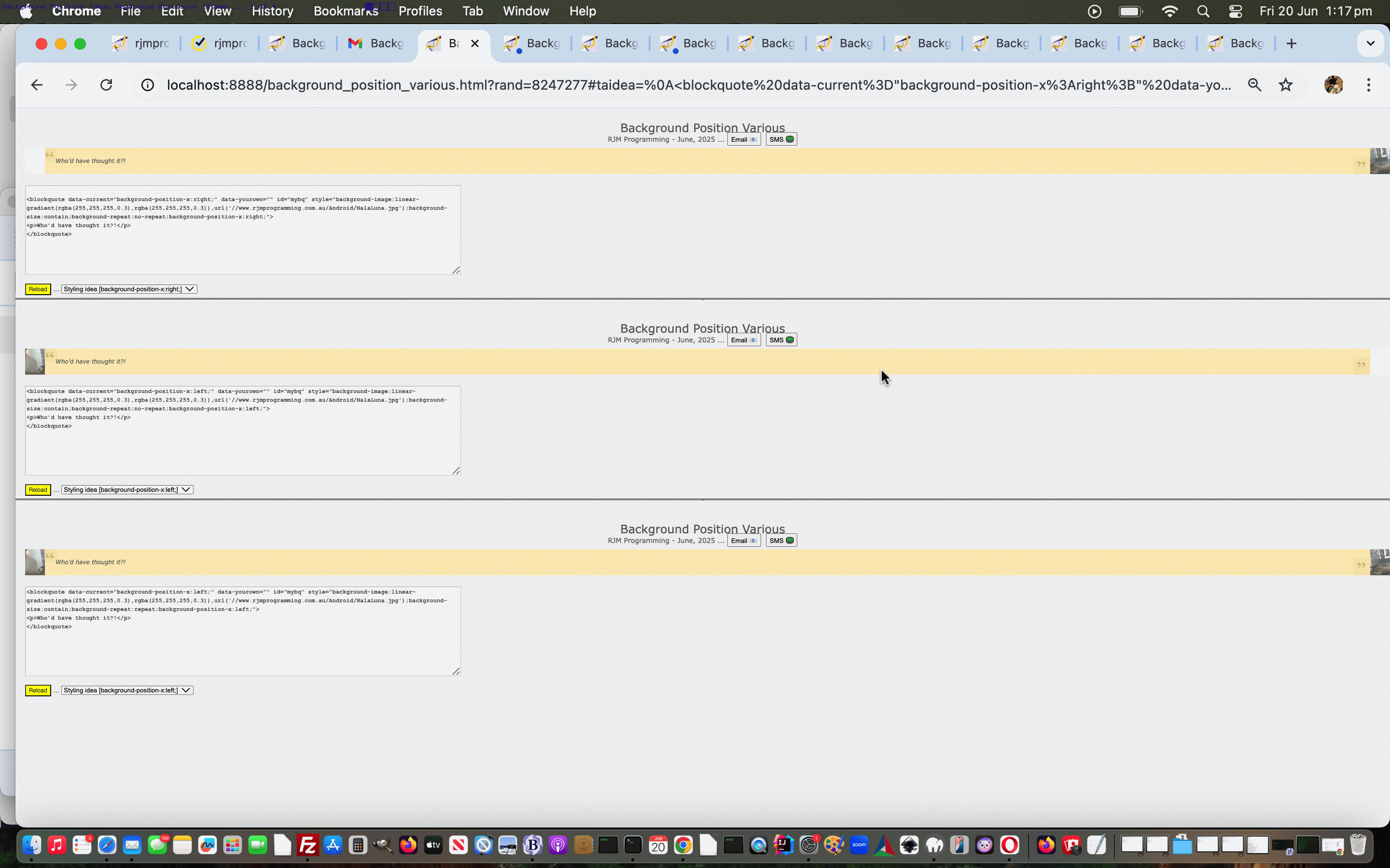 CSS Background Position Revisit Recursive Iframe Tutorial