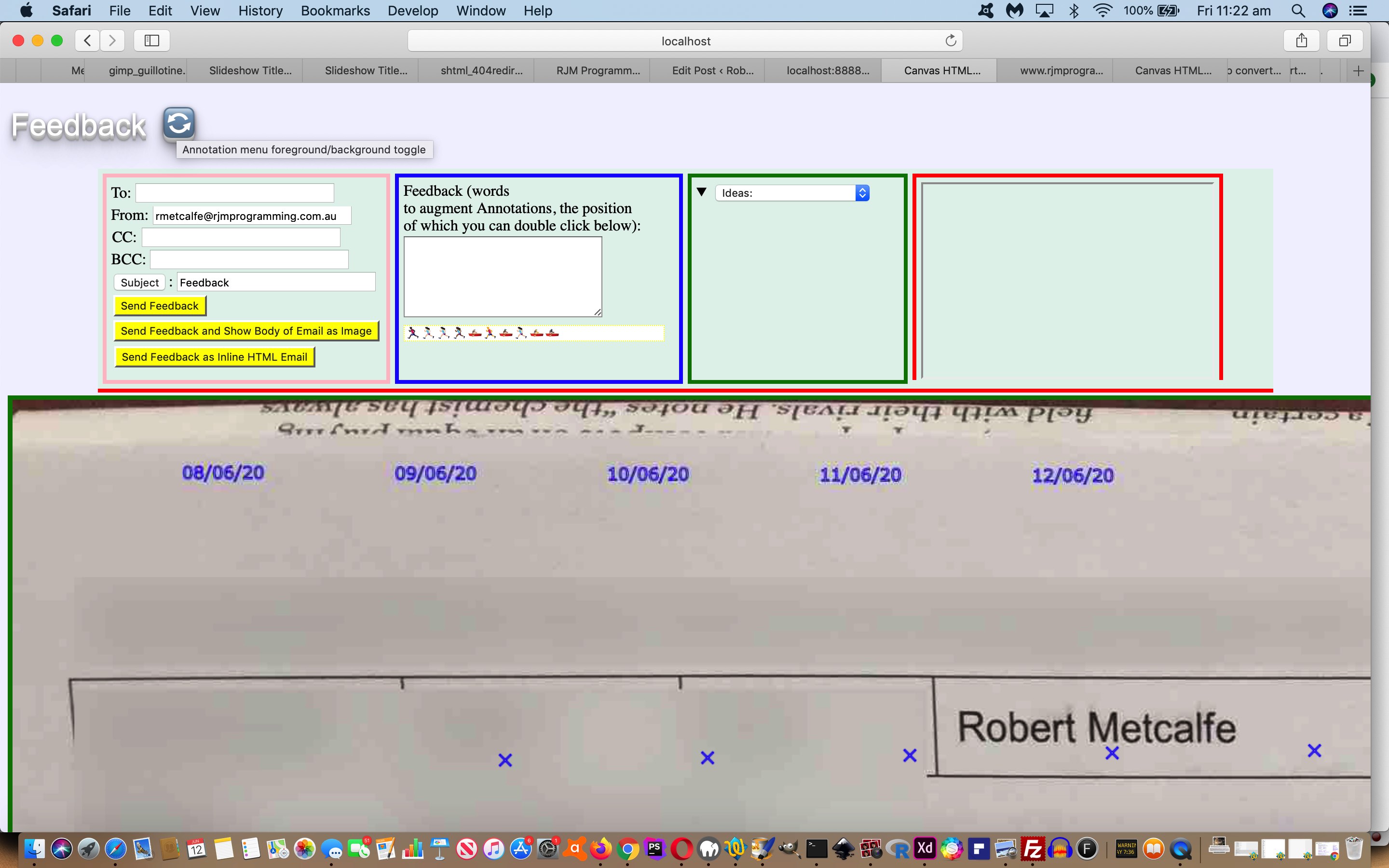 Standing Order Sequences Canvas of Image Dimensions Tutorial