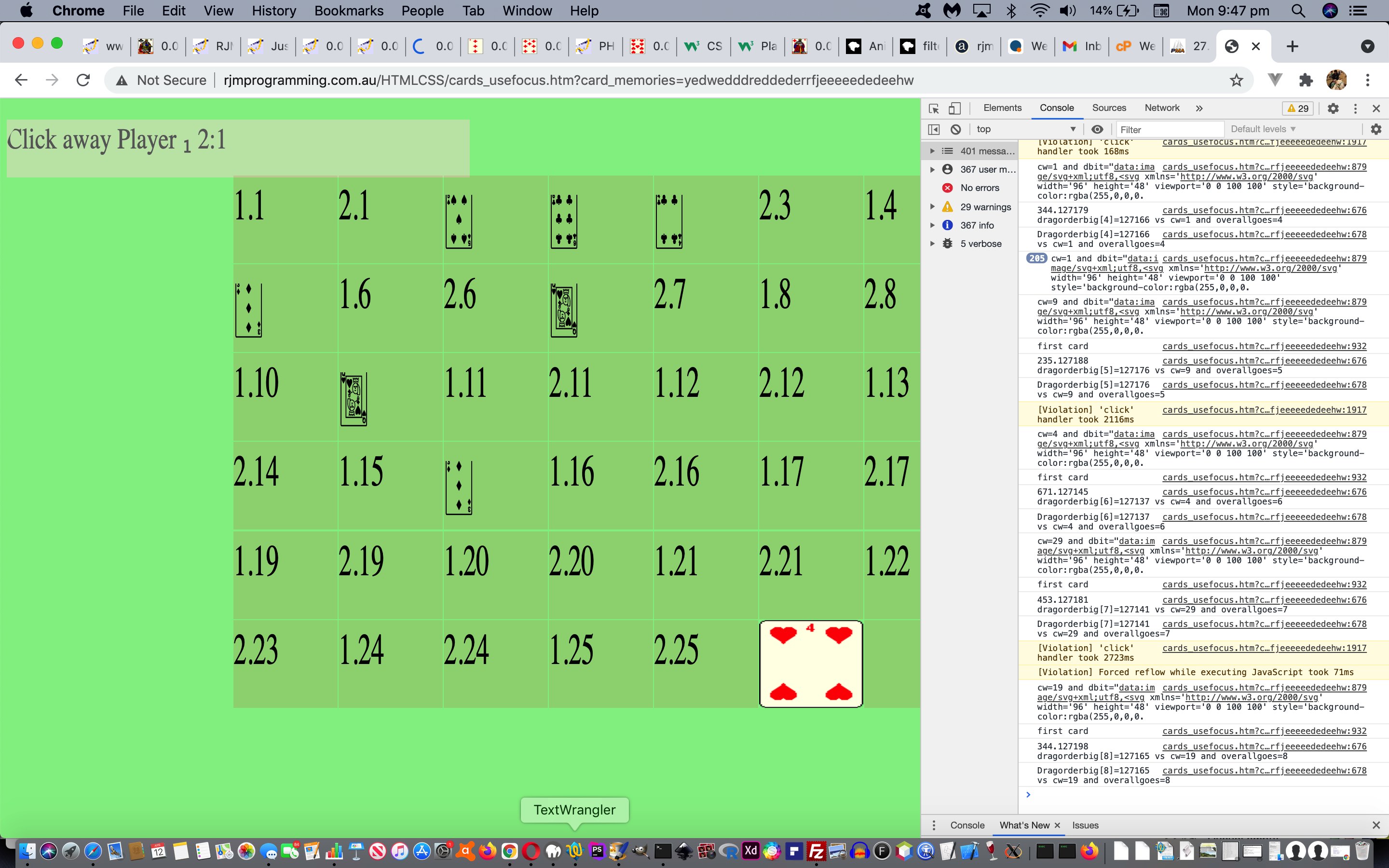 Just Javascript Five Hundred Card Game Tutorial