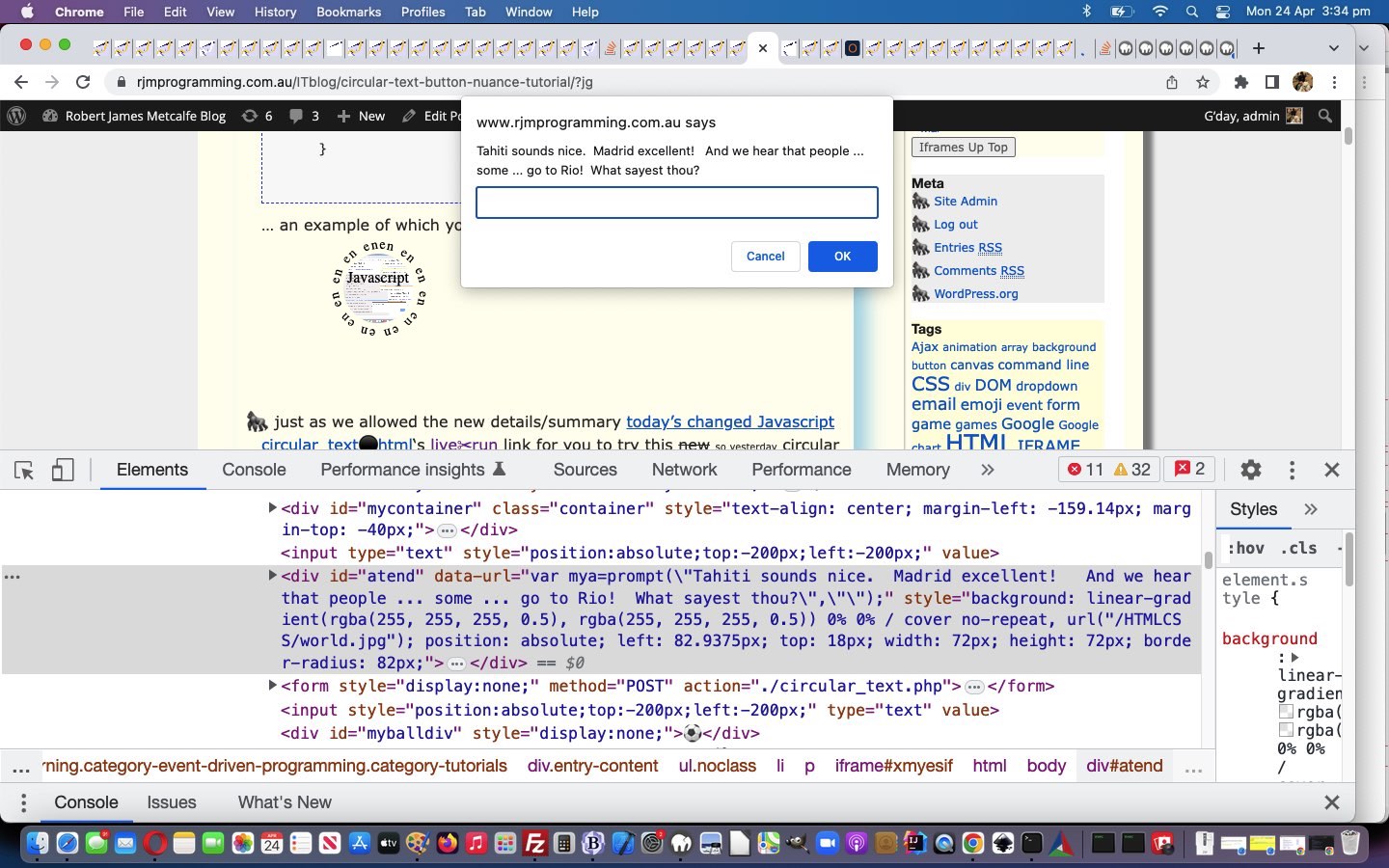 Circular Text Button Nuance Tutorial