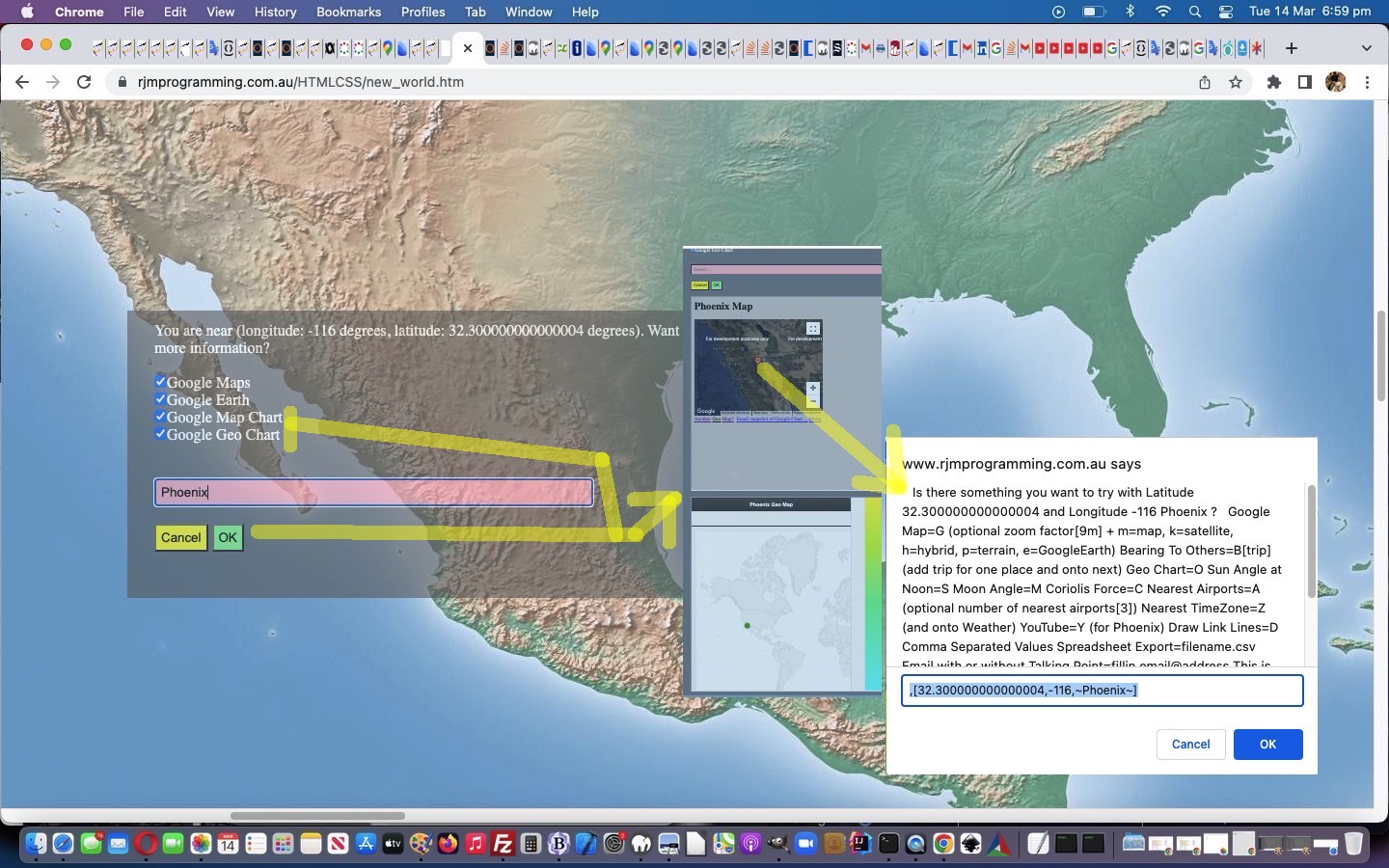 World Scrolling and Clickarounds Google Charts Tutorial