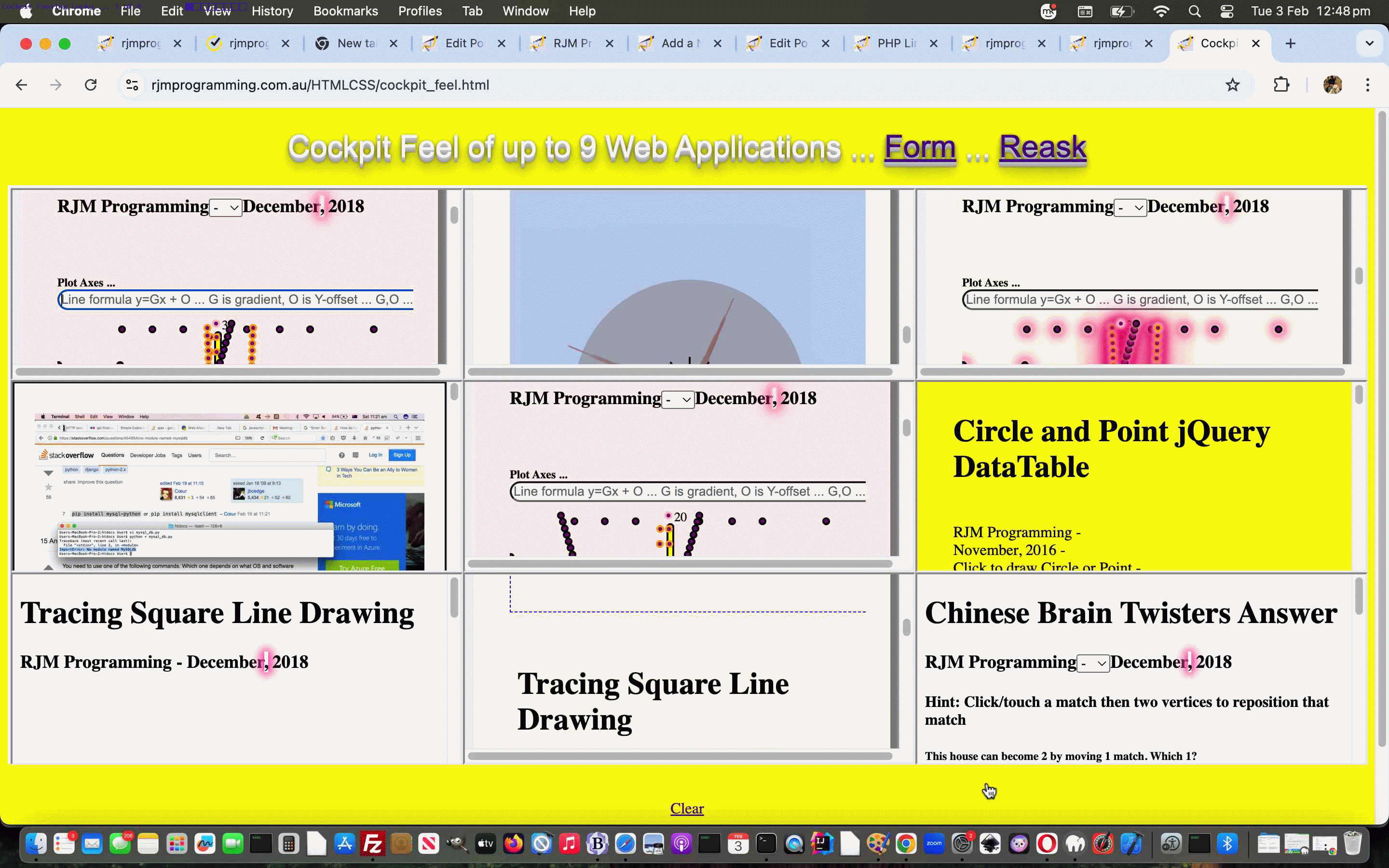 HTML/Javascript Cockpit of Web Applications Feeling Lucky Tutorial HTML/Javascript Cockpit of Web Applications Feeling Lucky Tutorial