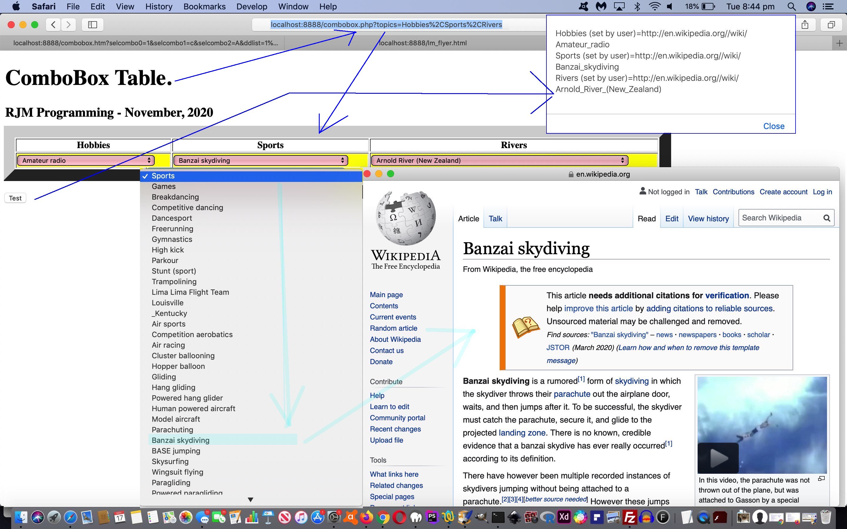 ComboBox Wikipedia Tutorial