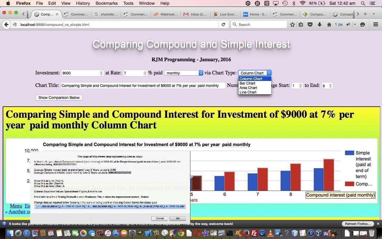 Compound Interest Versus Simple Interest Primer Tutorial