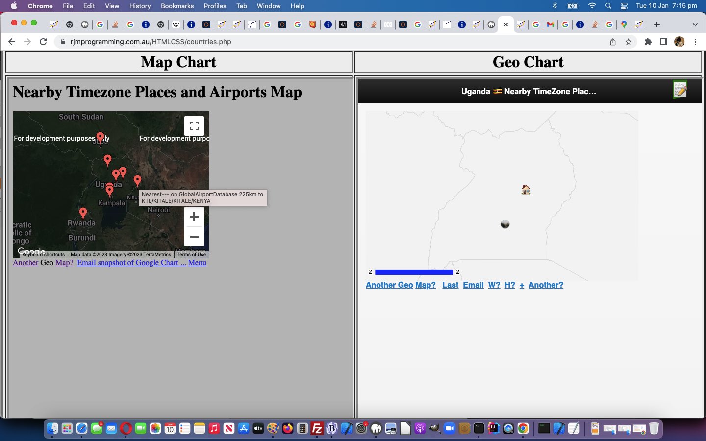 GeoJson World Countries Nearest Airports Tutorial