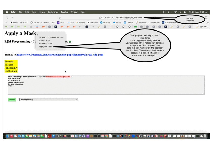 CSS Web Application External Javascript Programmatical Updates Tutorial
