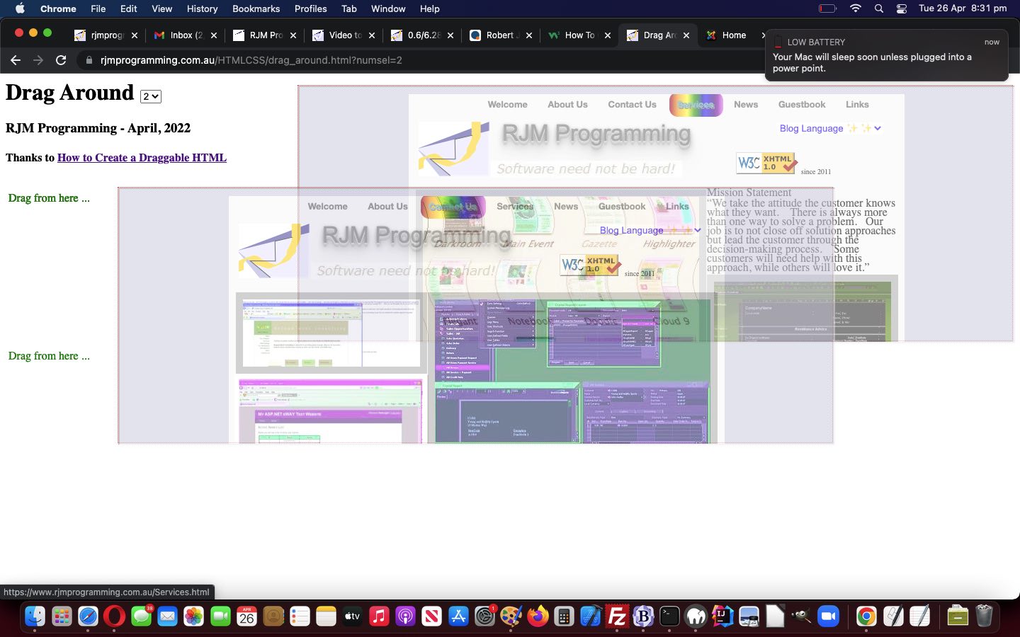 Drag and Drop Iframe Primer Tutorial