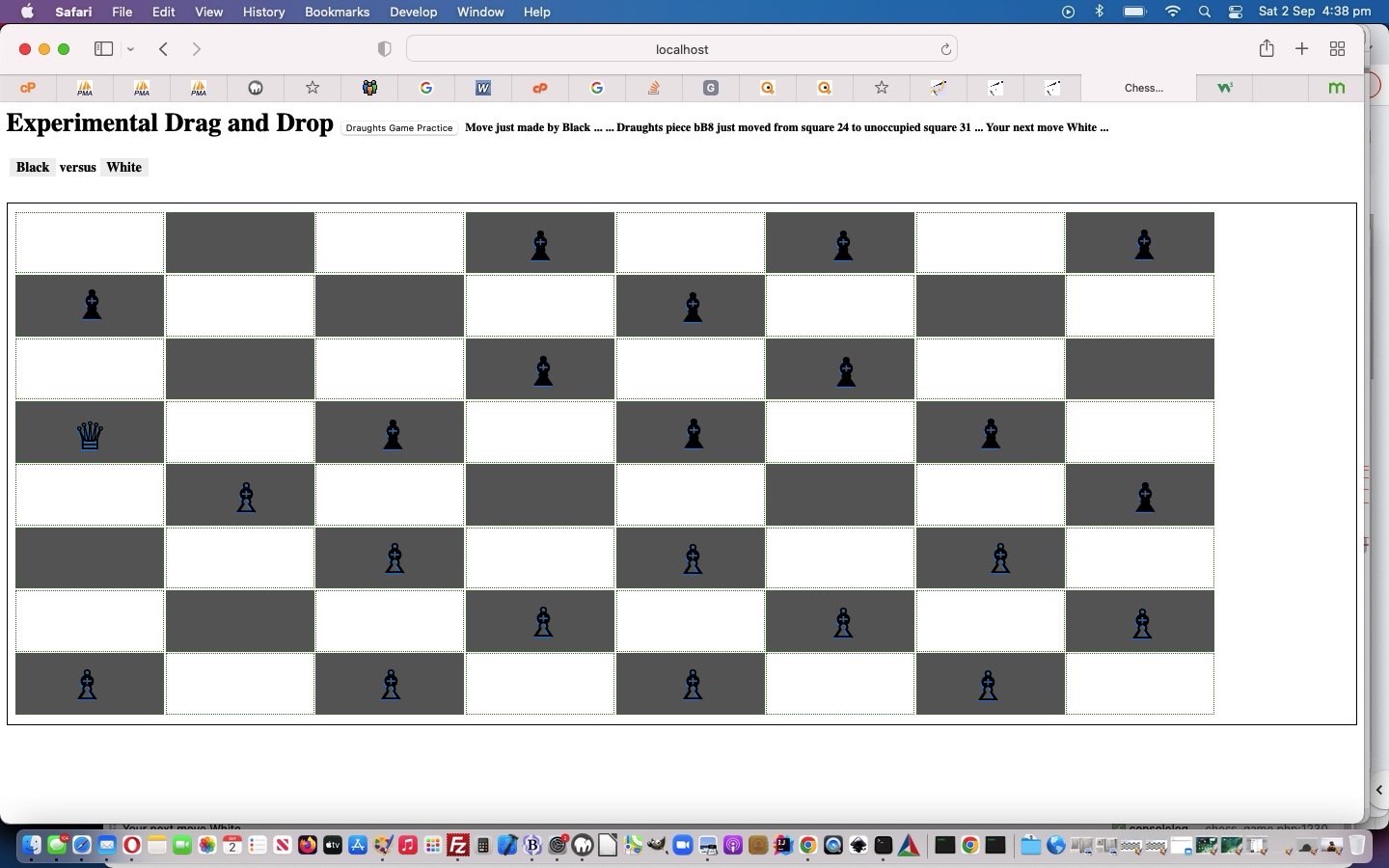 Draughts Game Logic Tutorial