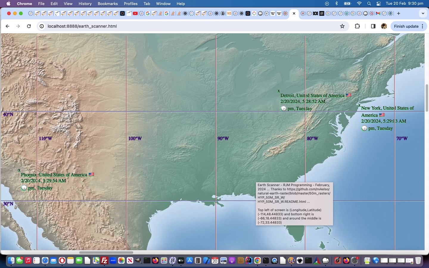 Earth Scanner TimeZone Tutorial