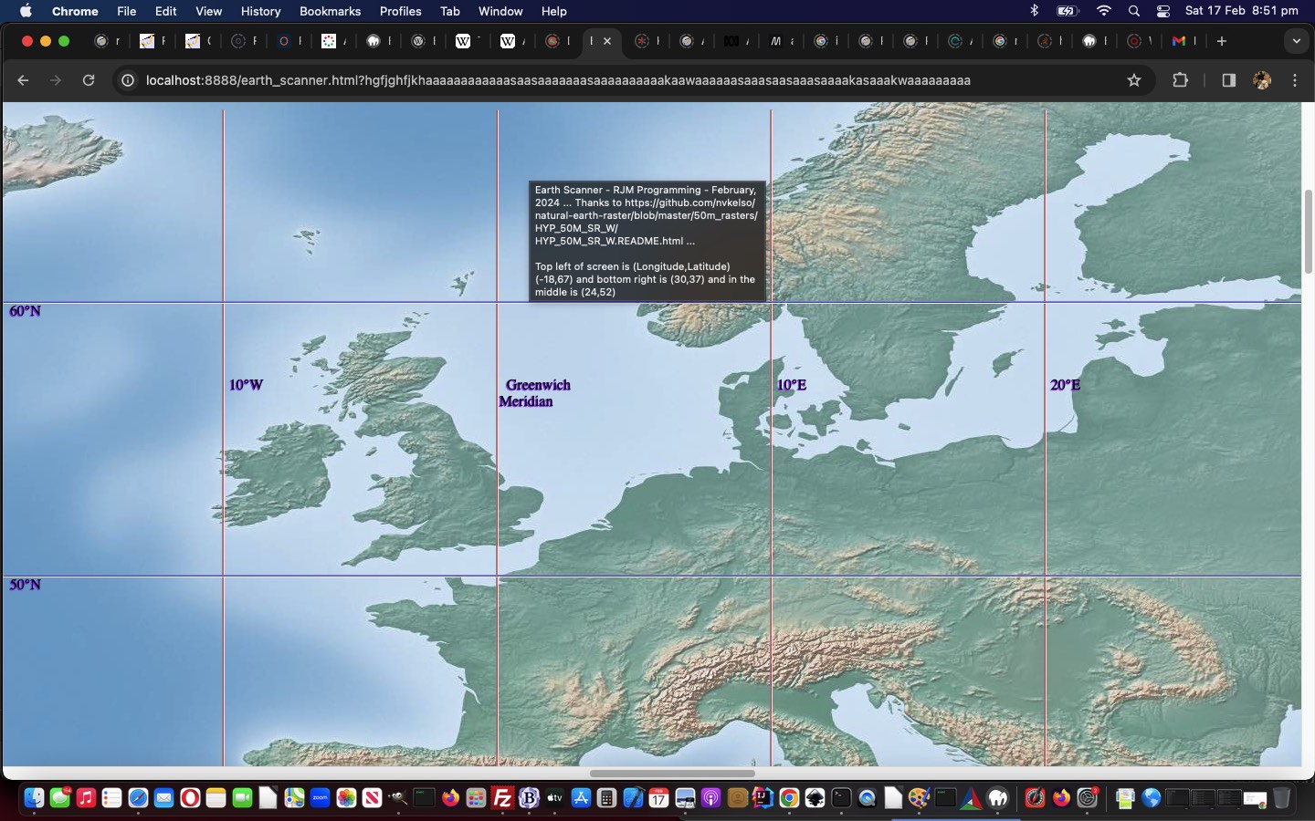 Earth Scanner Lines Tutorial