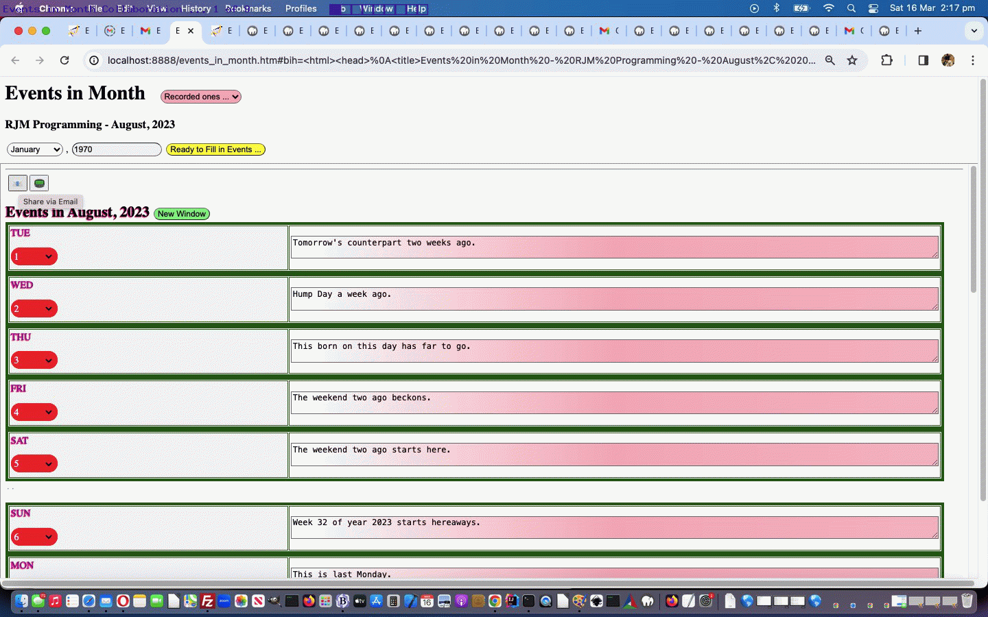 Event Calendar Collaboration Tutorial