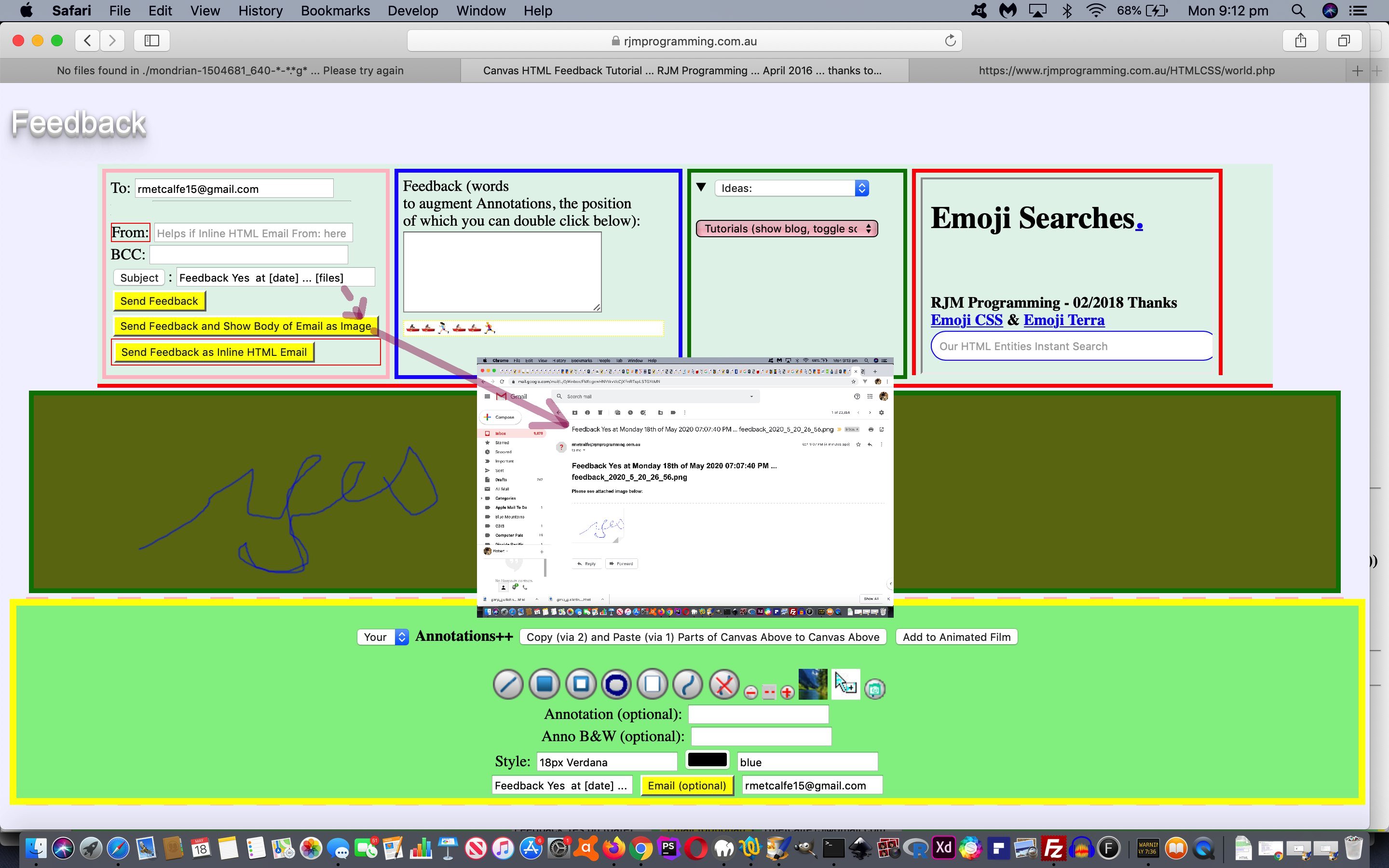 Feedback Annotation Canvas Image Tokens Tutorial