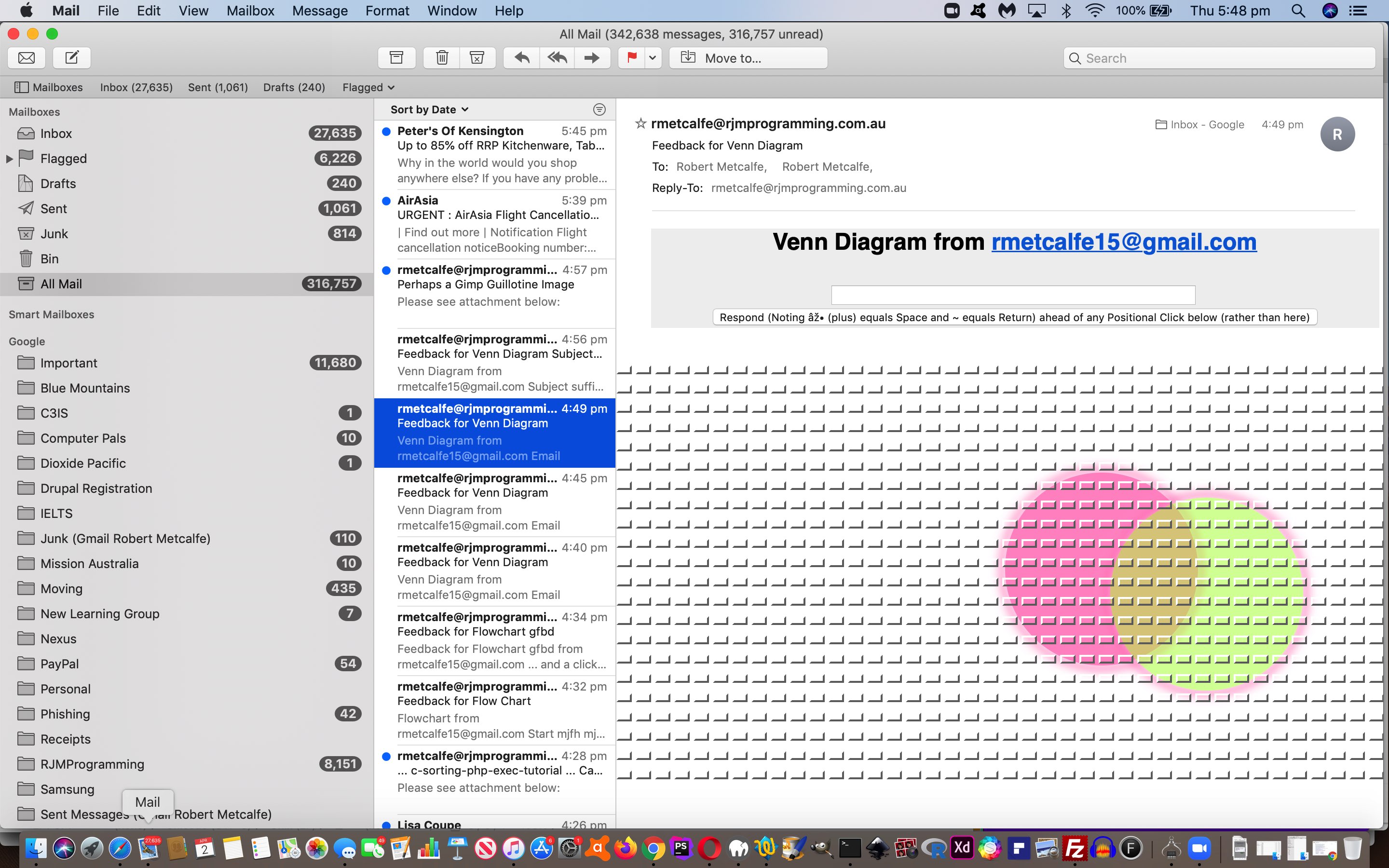 Mind Map and Flowchart and Venn Diagram Click Feedback Form Tutorial