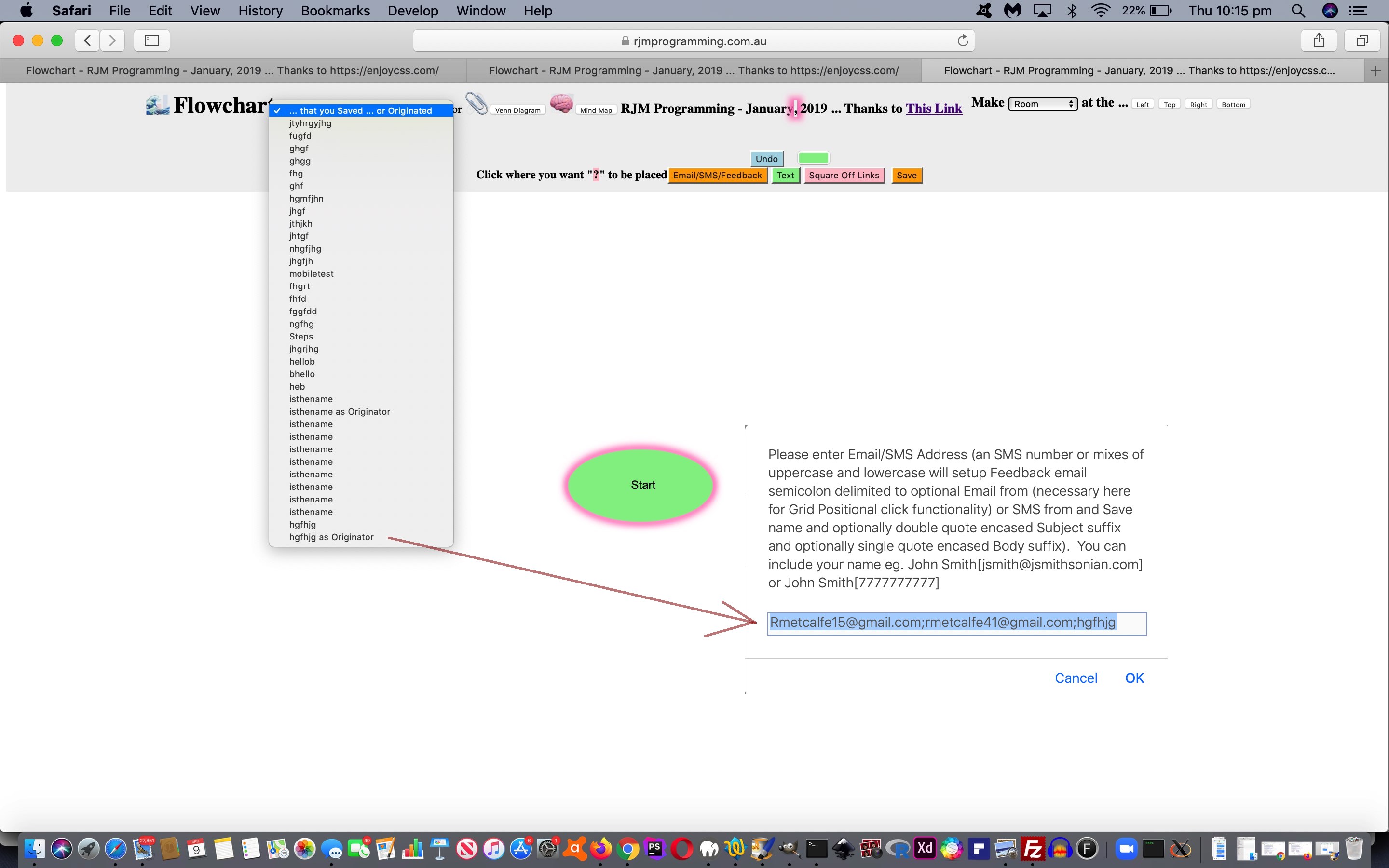 Mind Map and Flowchart and Venn Diagram Originator Tutorial