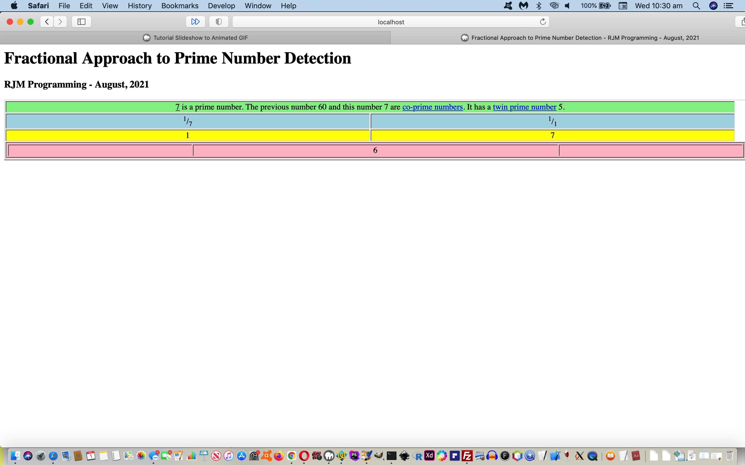 Variety of Prime Numbers Fractional Forms Tutorial