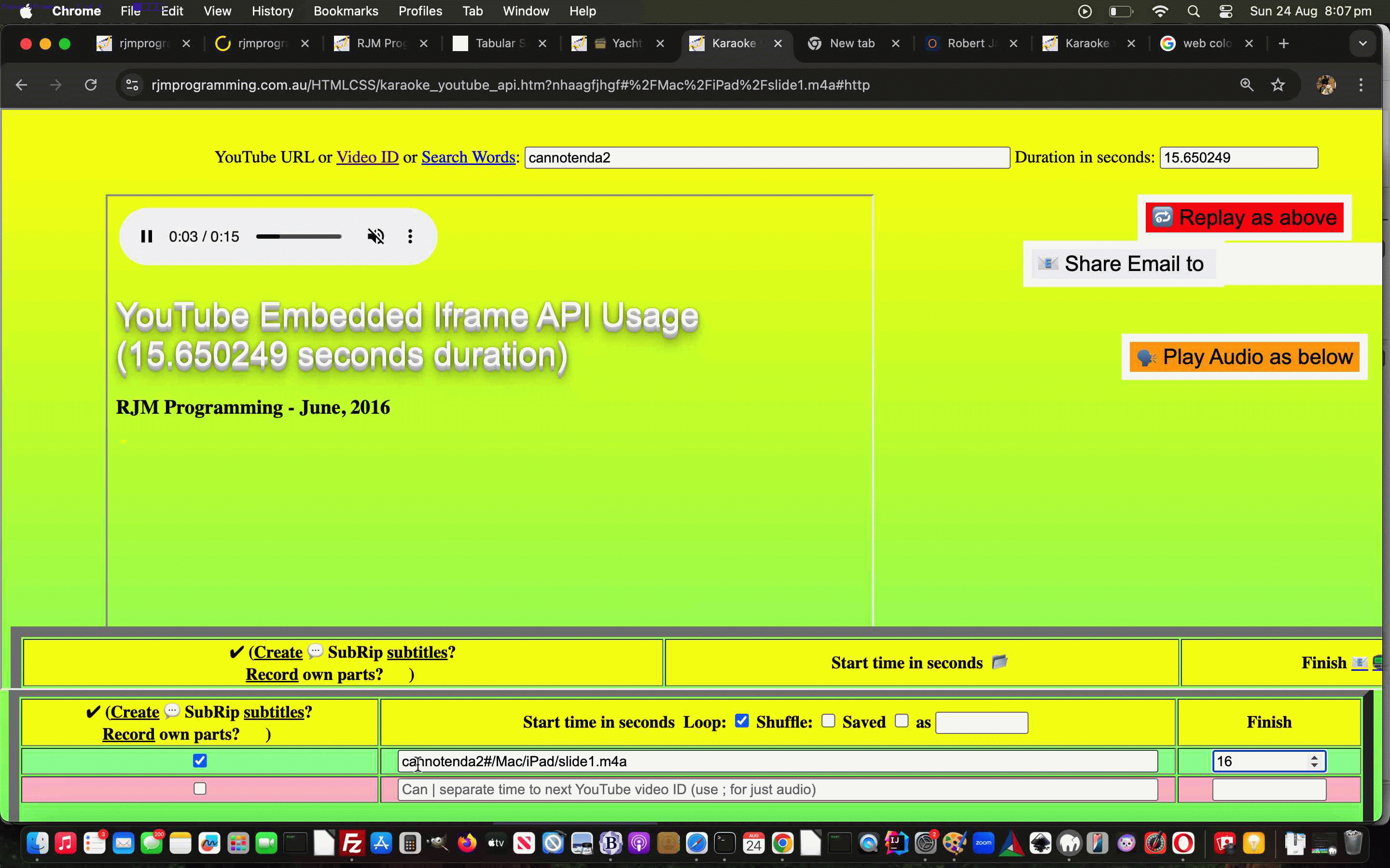 YouTube API Caller Other Media Phase Two Iframe Tutorial