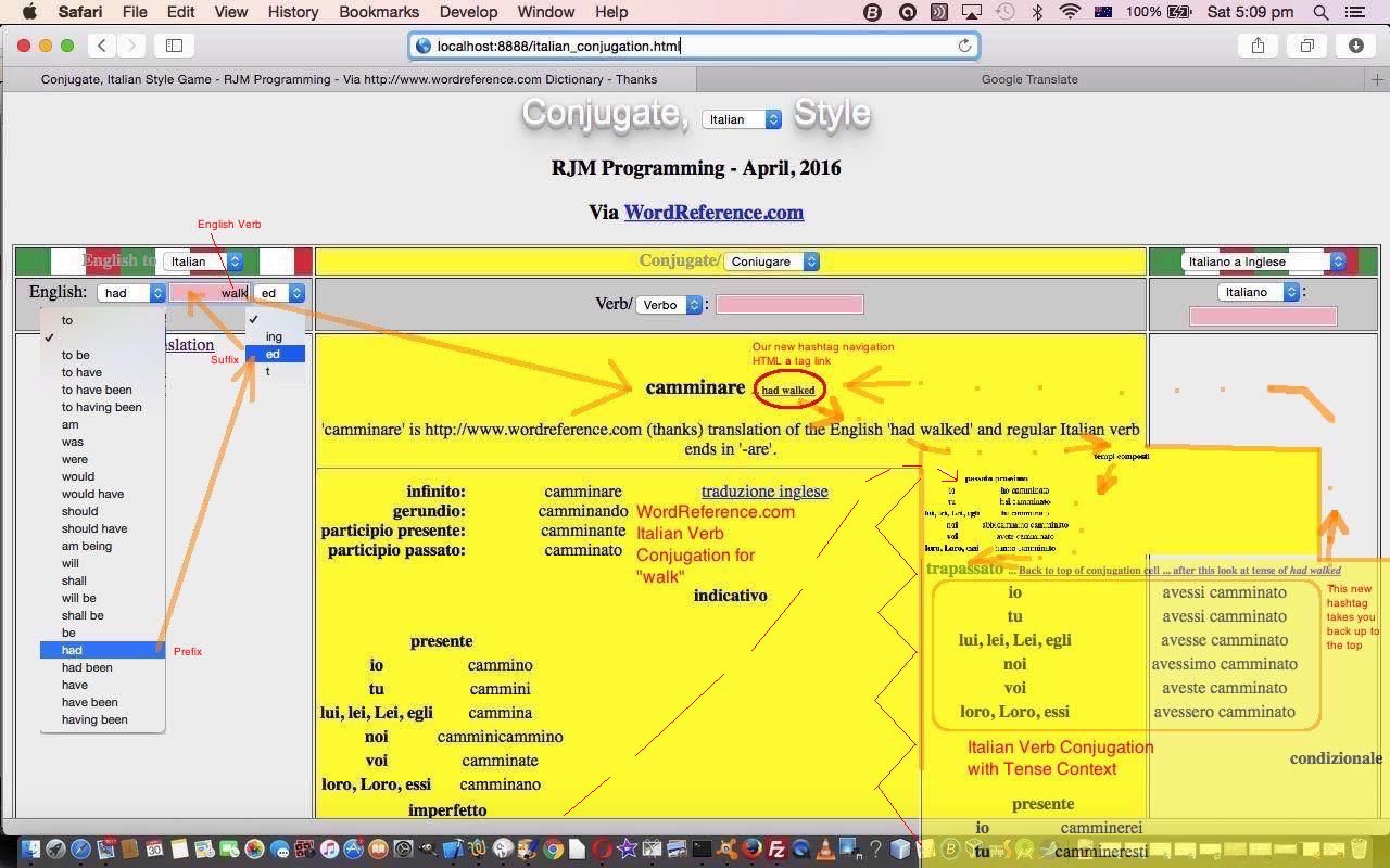 Italian Verb Conjugation and Tense Tutorial