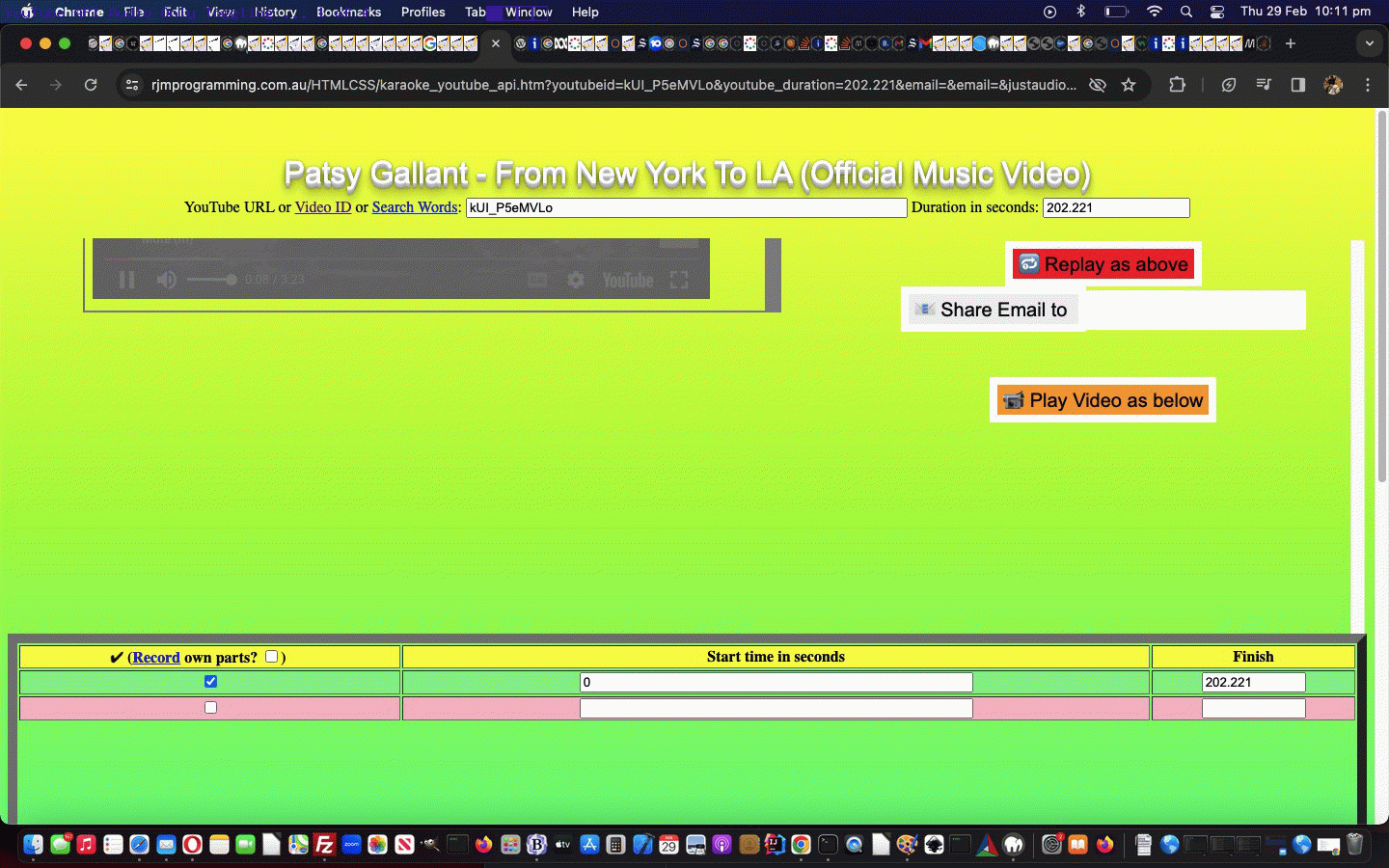 YouTube Video API Interfacer Audio Play Tutorial