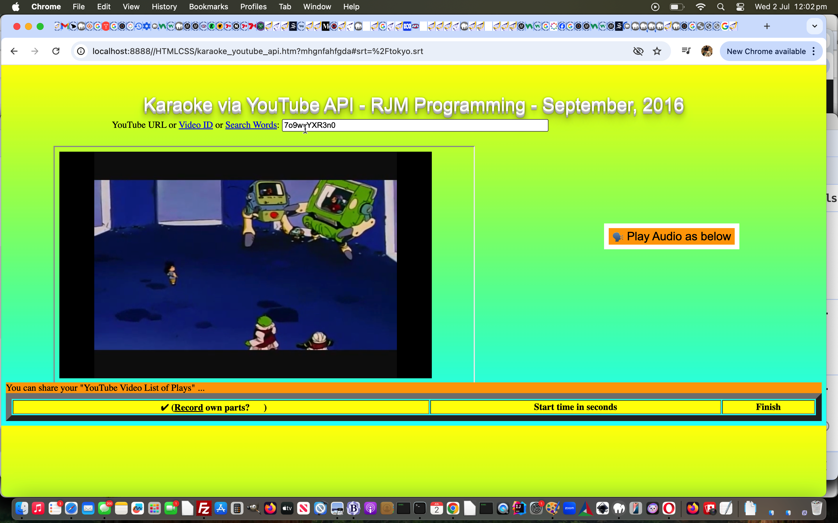 YouTube API SubRip Subtitles Hashtag Tutorial