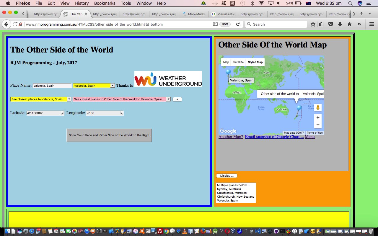 Other Side of the World Map Chart Styling Tutorial