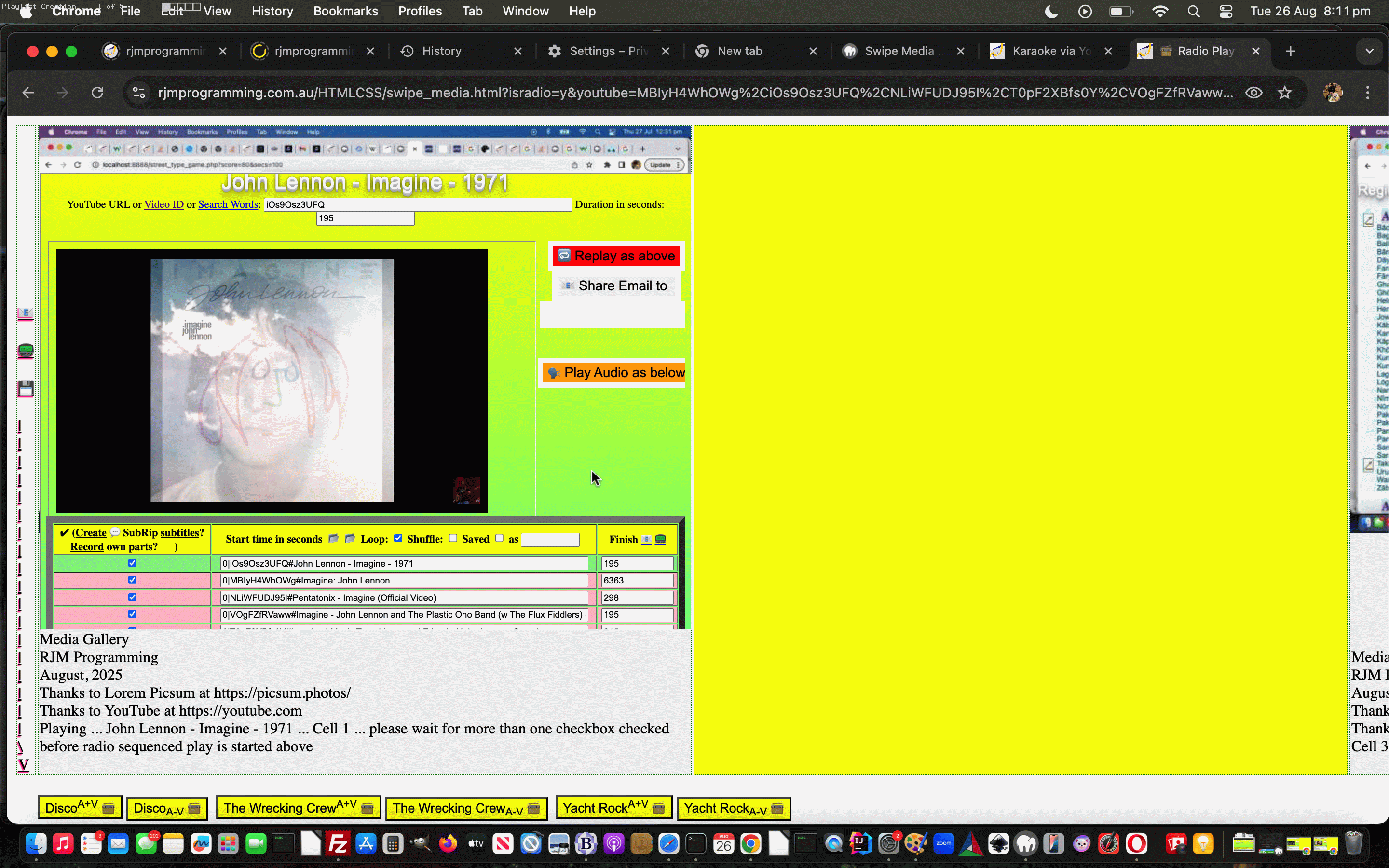 YouTube API Caller Other Media Playlist Creation Tutorial