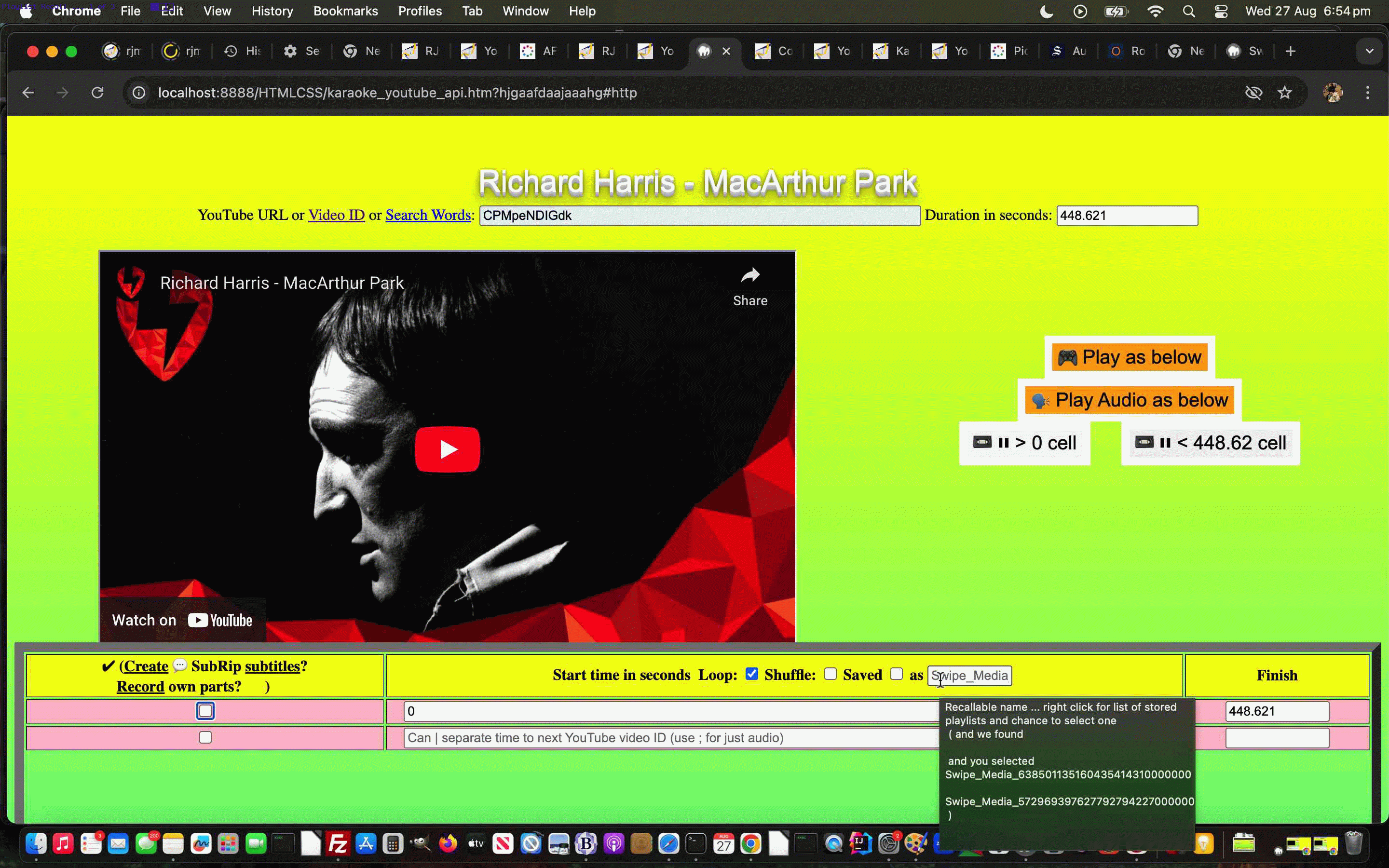 YouTube API Caller Other Media Playlist Recall Tutorial