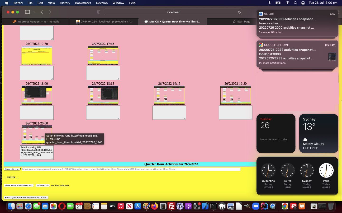 MAMP Timekeeping Web Application Desktop Application Tutorial