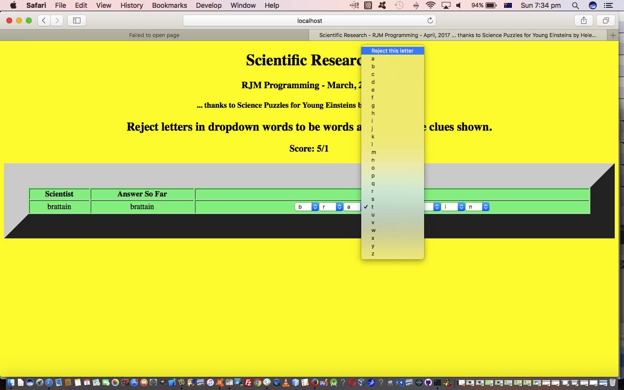 Scientific Research Game Primer Tutorial