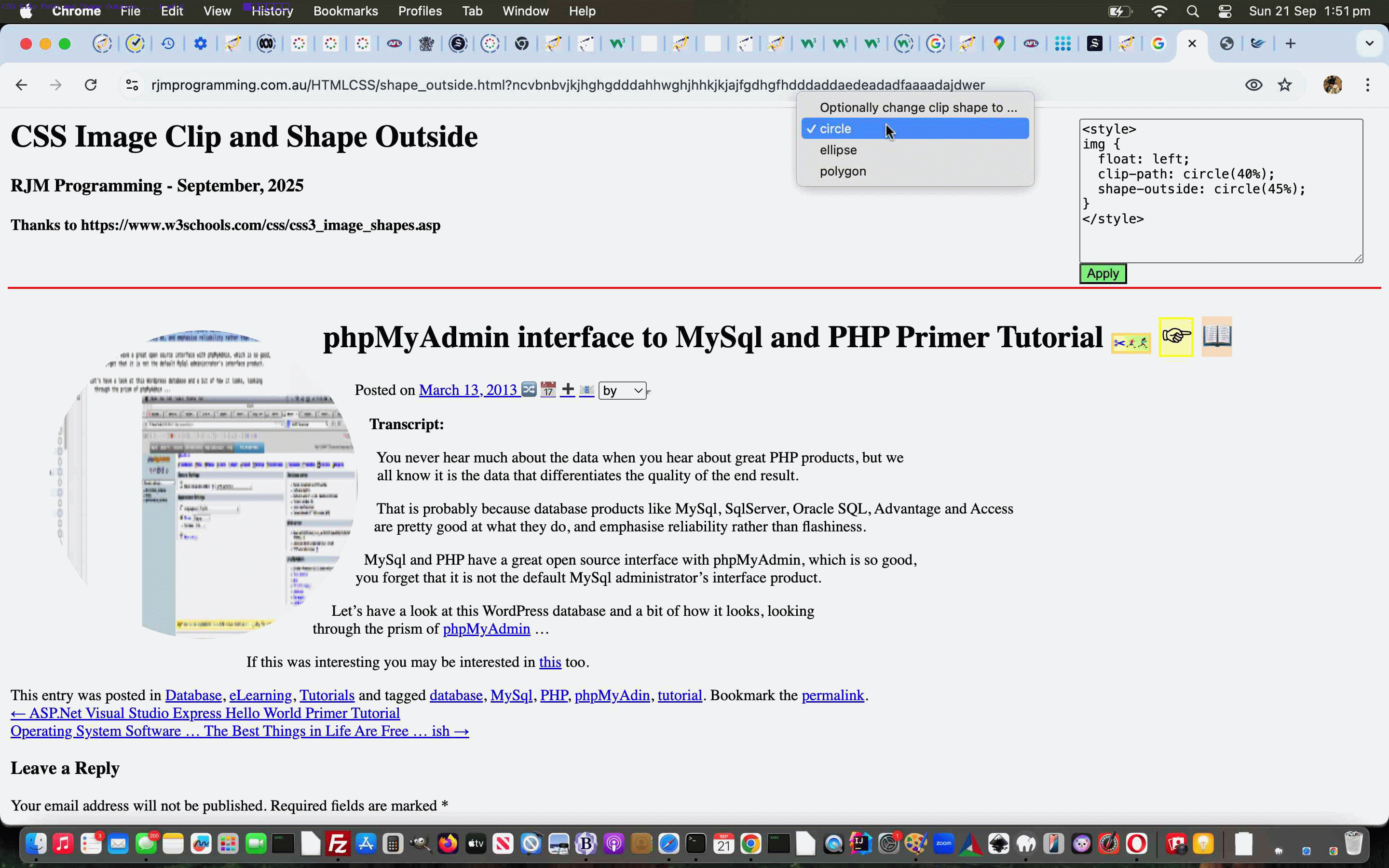 CSS Image Clip and Shape Outside Primer Tutorial
