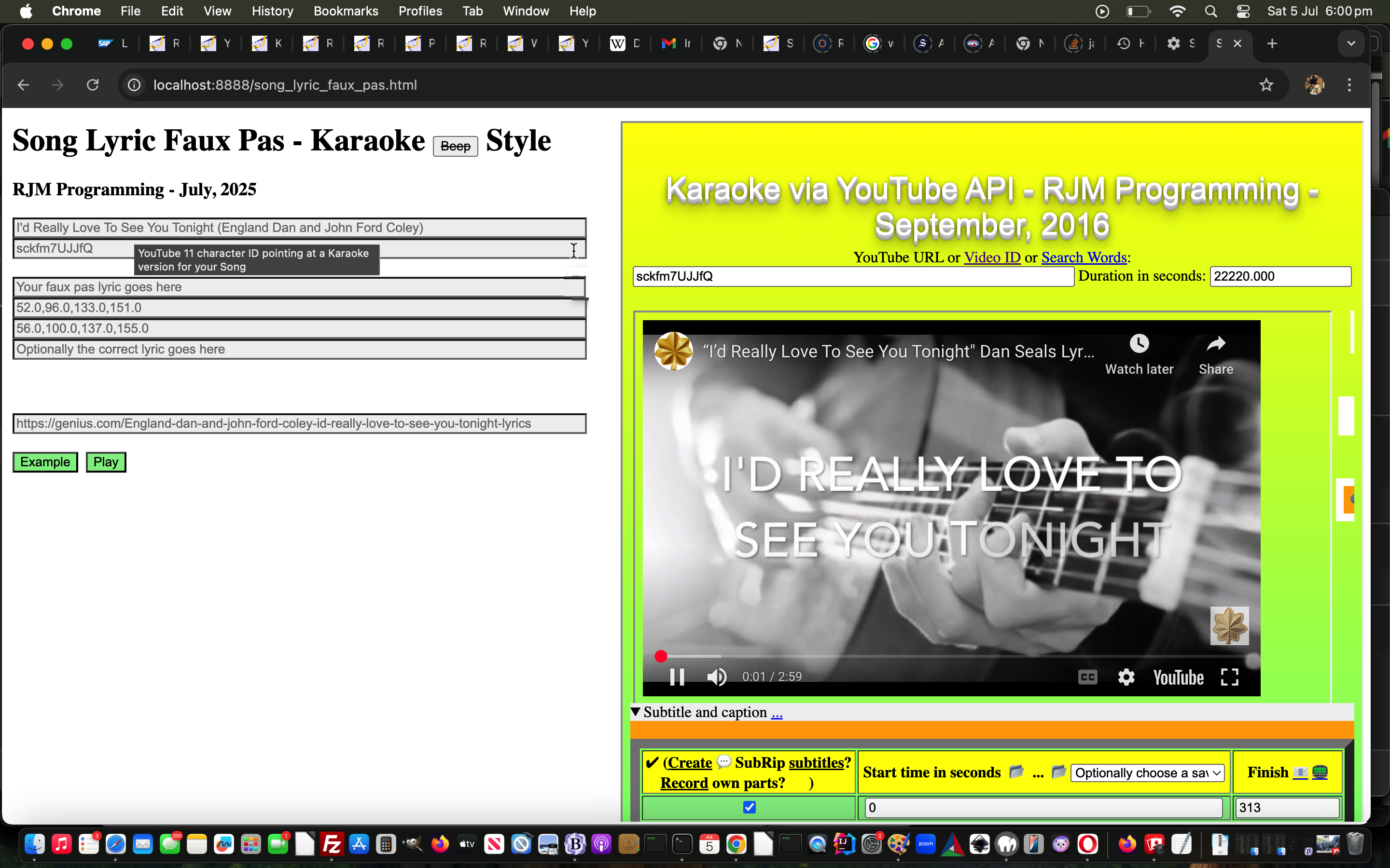 Song Lyric Karaoke Style SubRip Subtitles Tutorial Song Lyric Karaoke Style SubRip Subtitles Tutorial