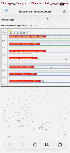 Shower Songs Mobile Out and About Usage Tips Tutorial Shower Songs Mobile Out and About Usage Tips Tutorial