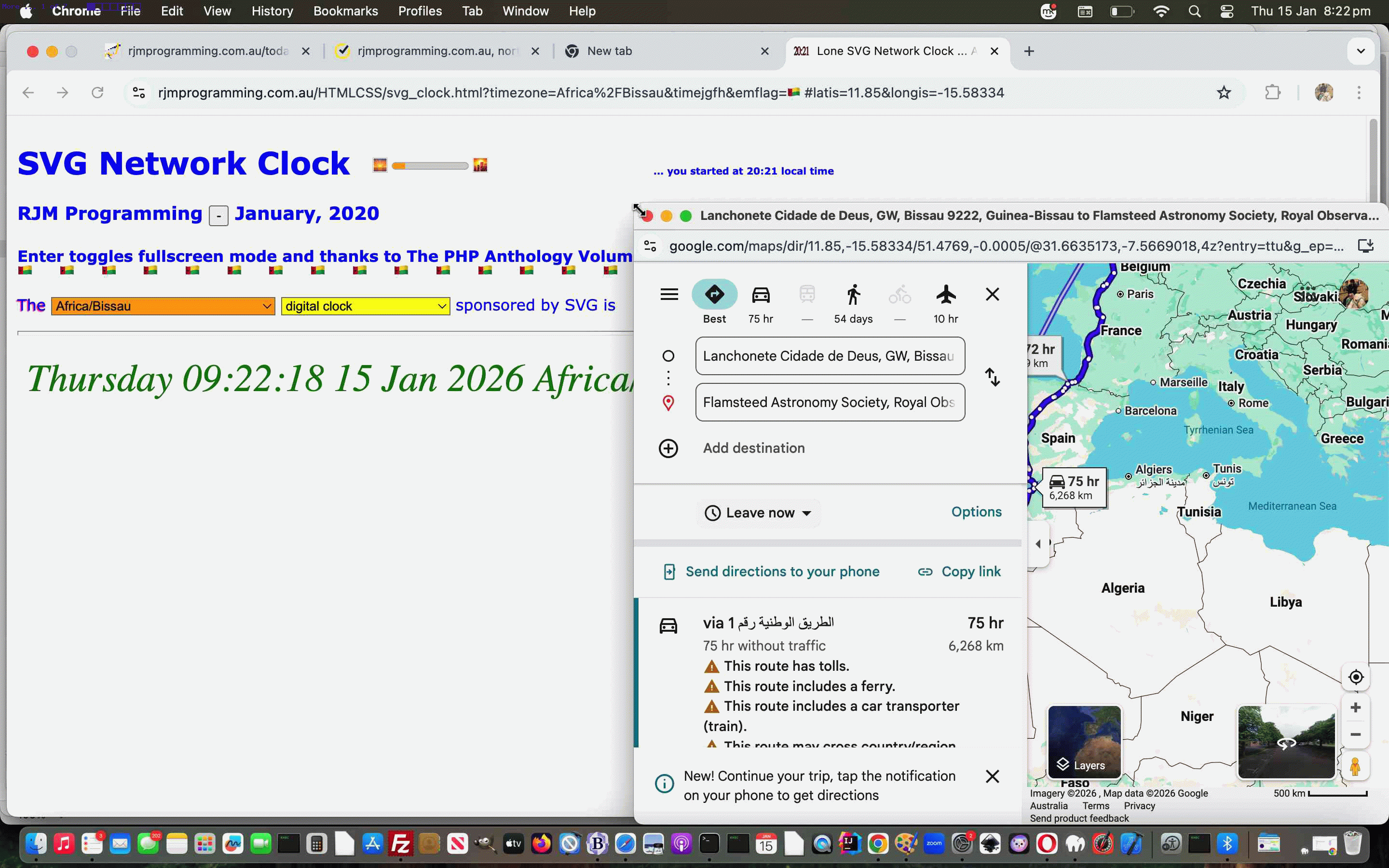 SVG Network Clock Sun Information Prompt Menu Tutorial