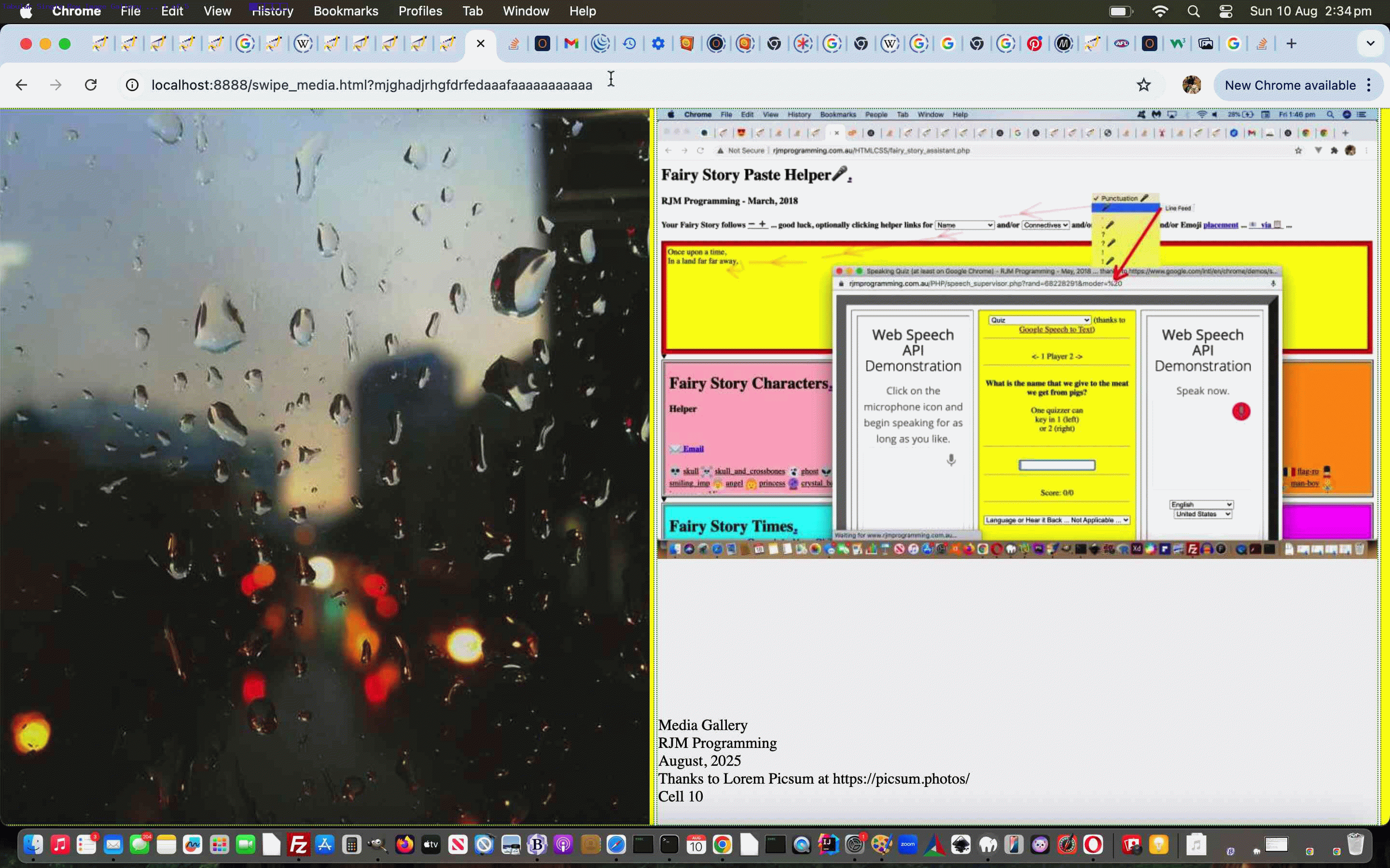 Tabular Single Row Image Gallery Primer Tutorial