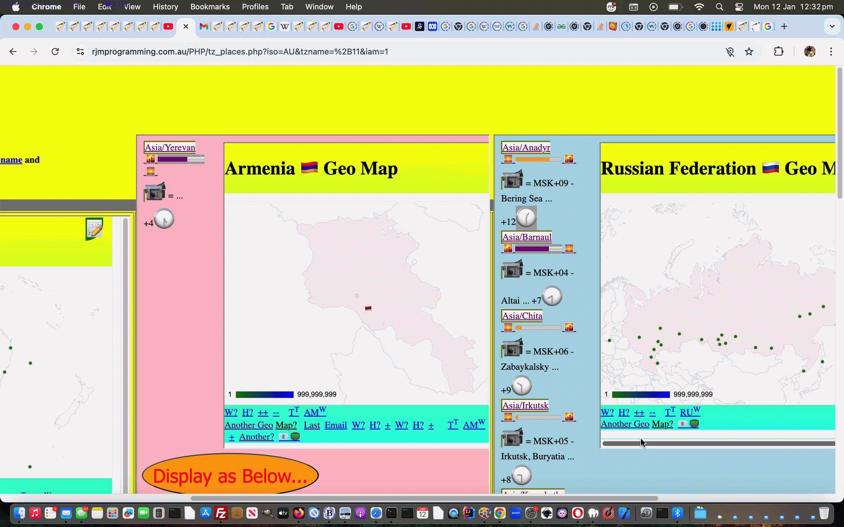 TimeZone Places Sun Information Tutorial