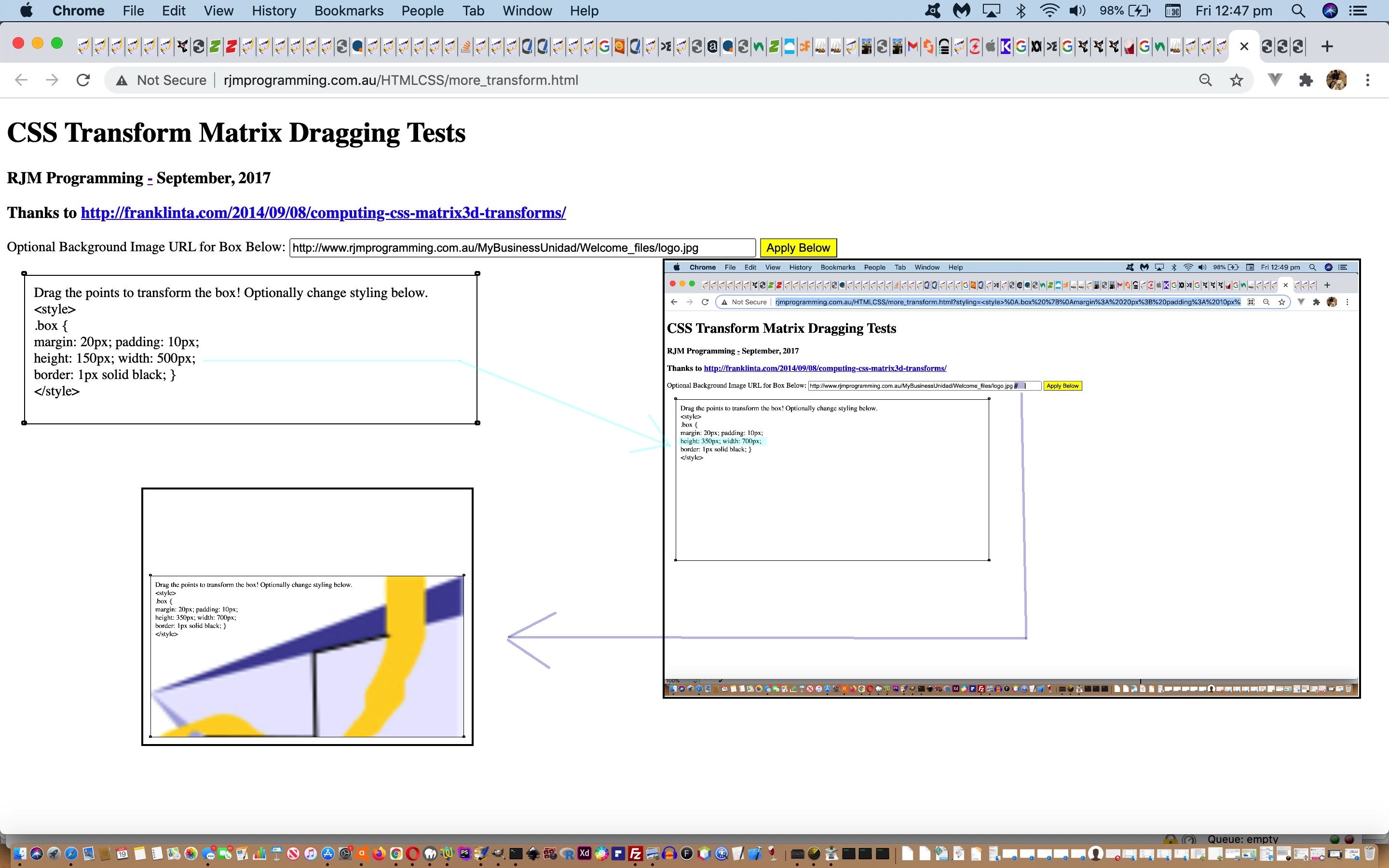 CSS 3D Transformation Matrix Tool Tutorial