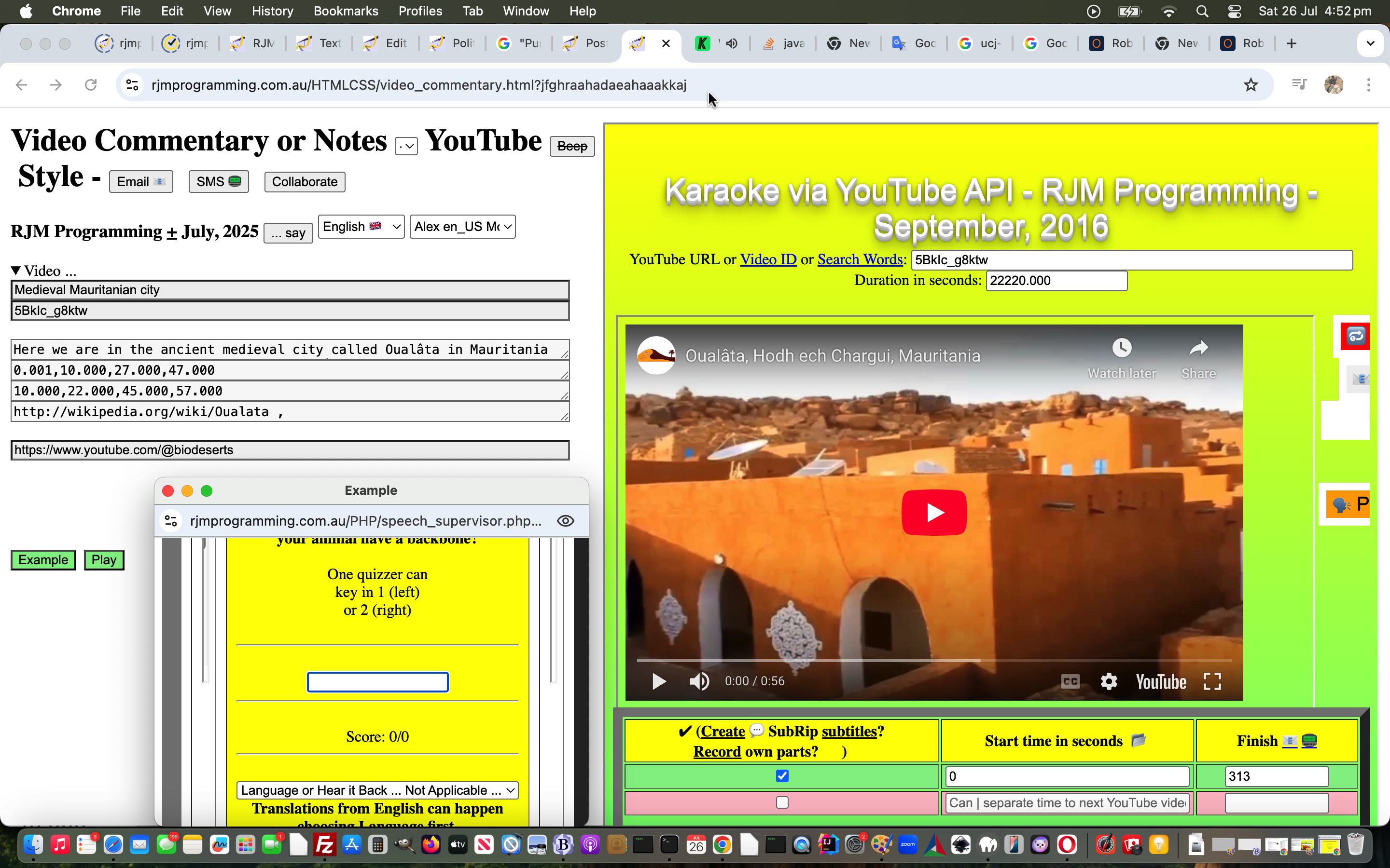 Text to Speech YouTube SubRip Subtitles Google Translate Tutorial